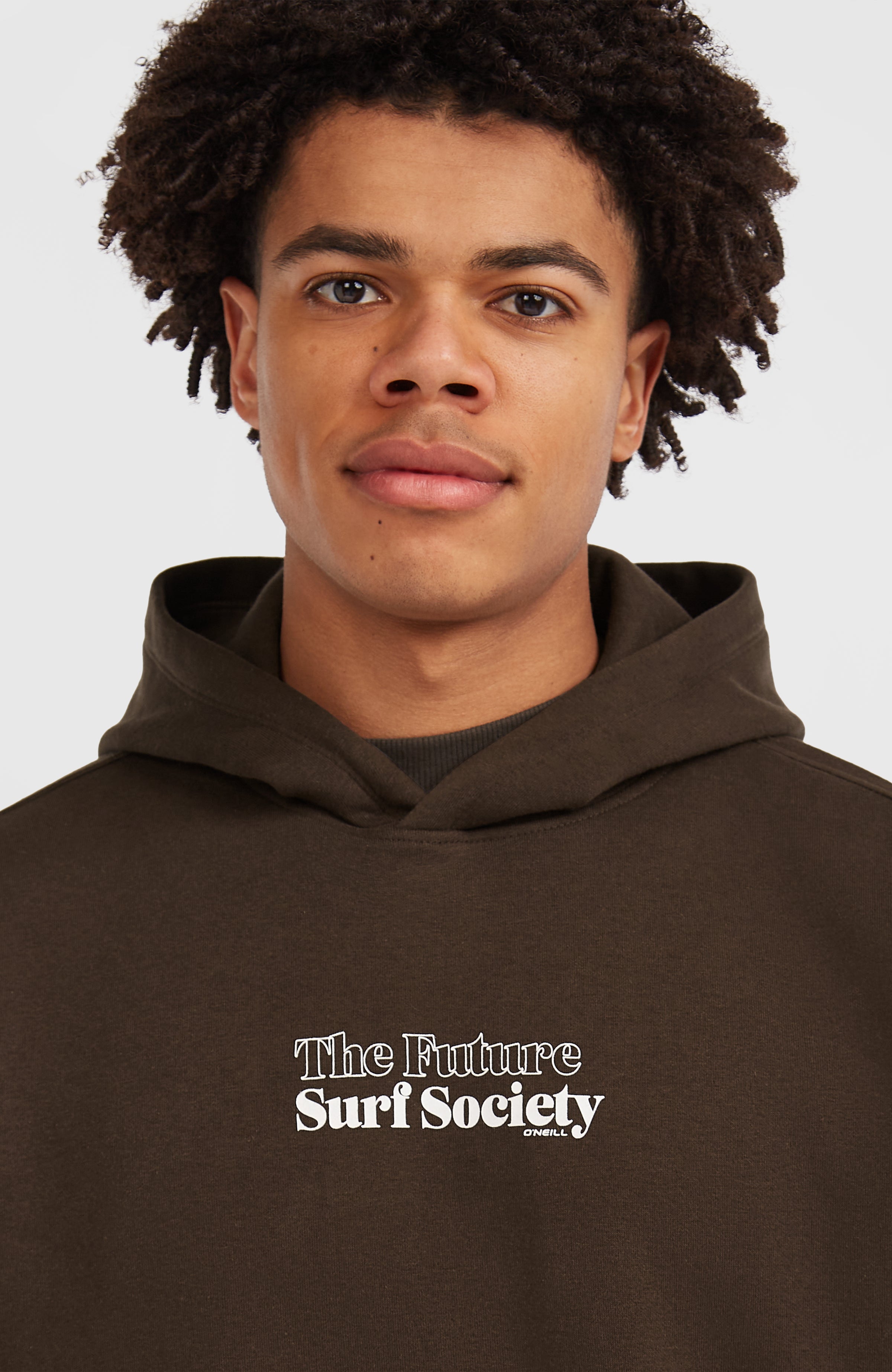 Future Surf Society Hoodie Men - Coffee Bean