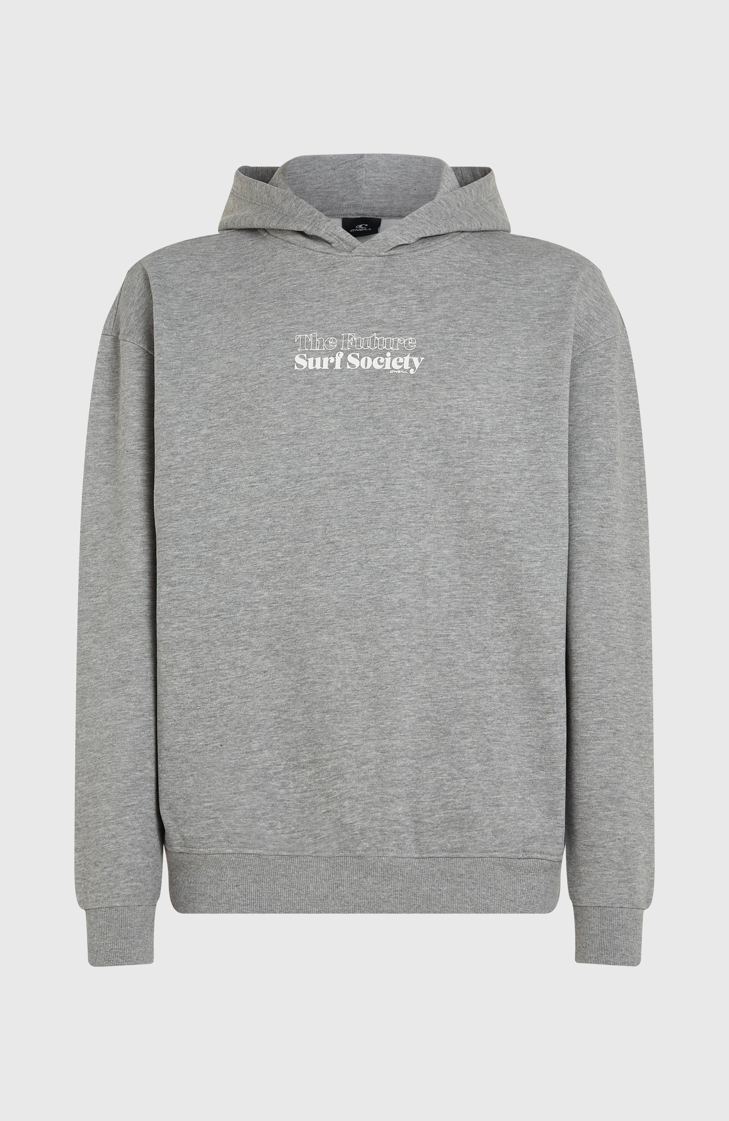 Future Surf Society Hoodie Men - Silver Melee