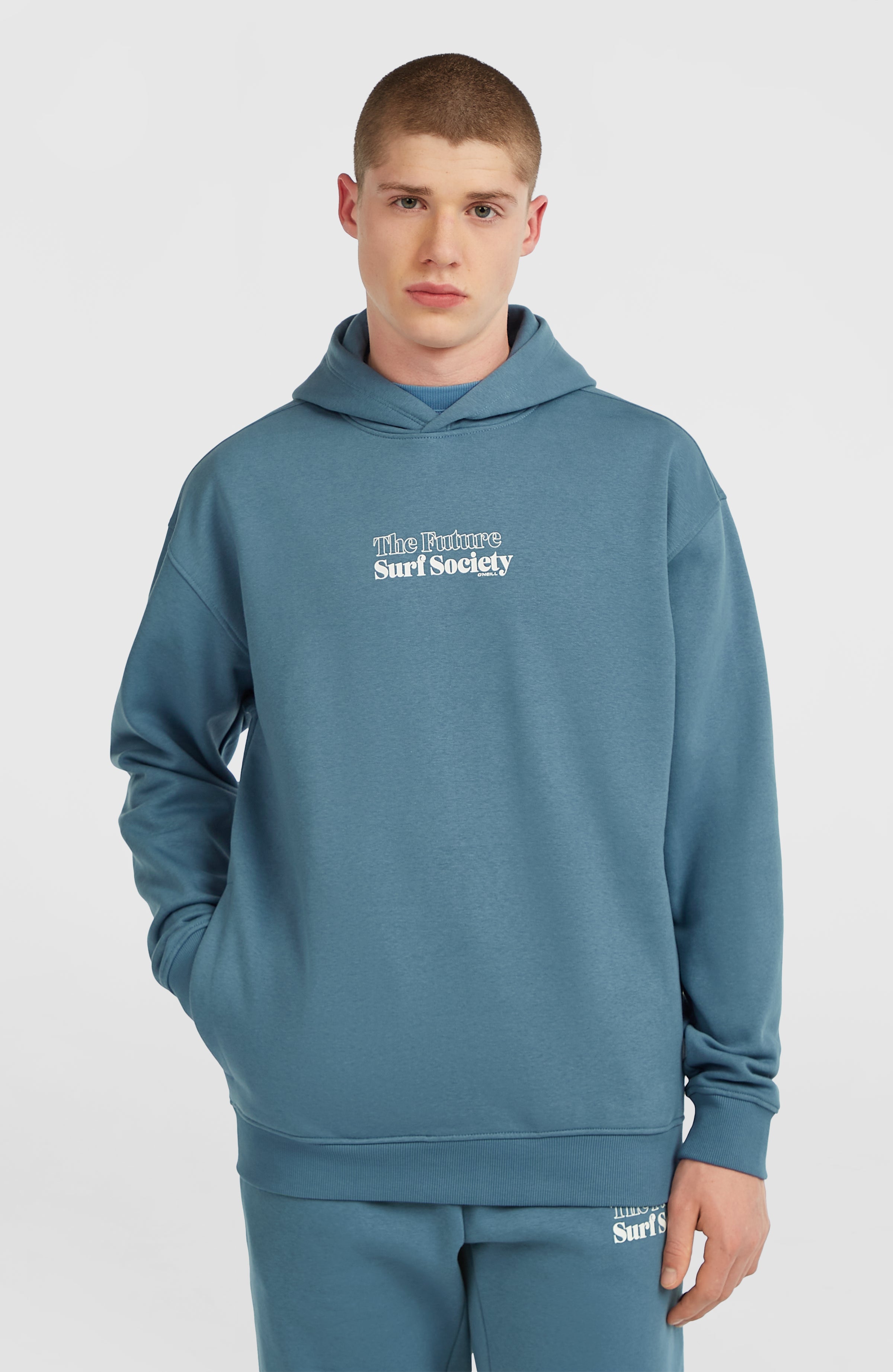 Future Surf Society Hoodie Men - Mozart Blue