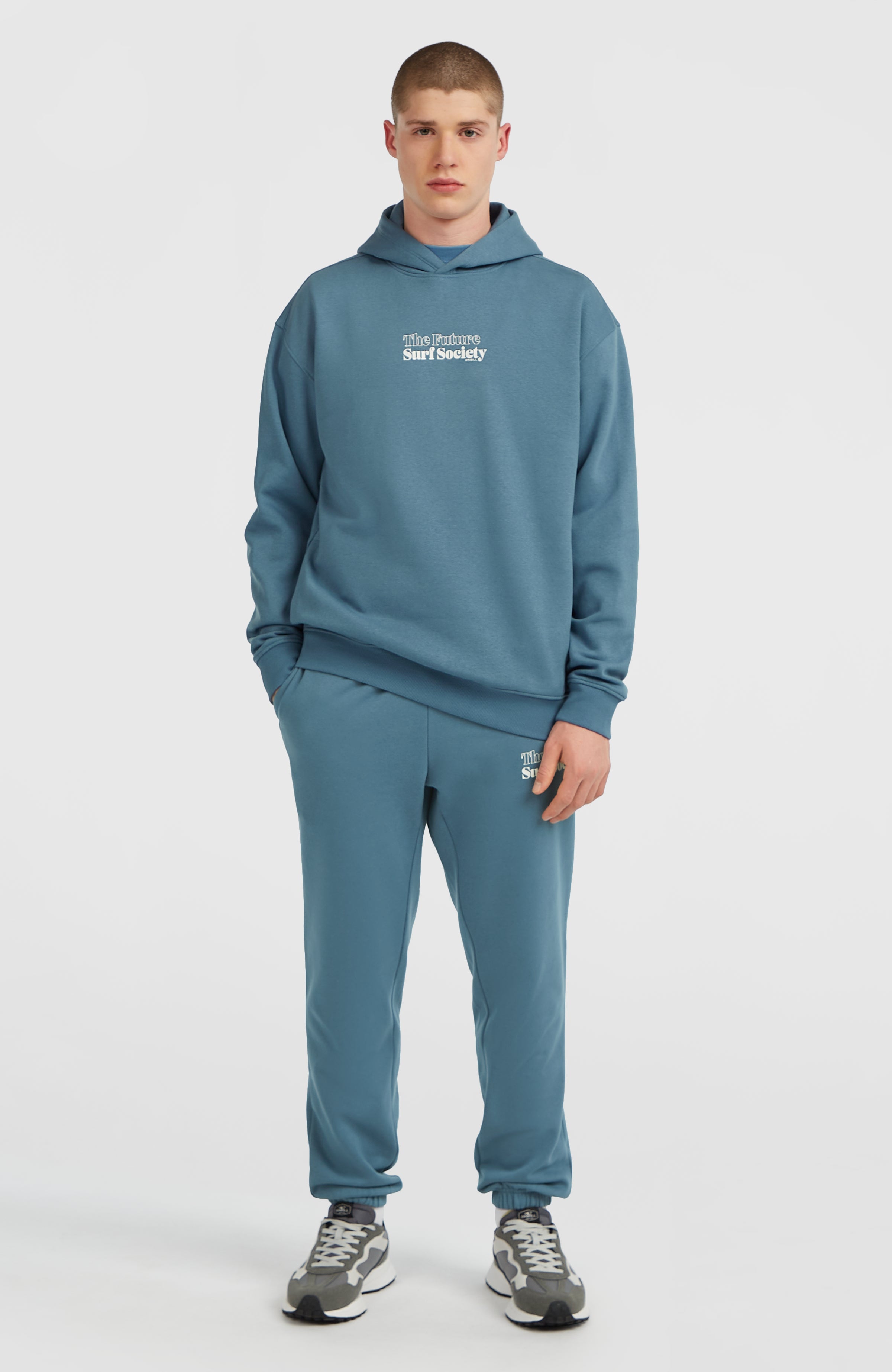 Future Surf Society Hoodie Men - Mozart Blue