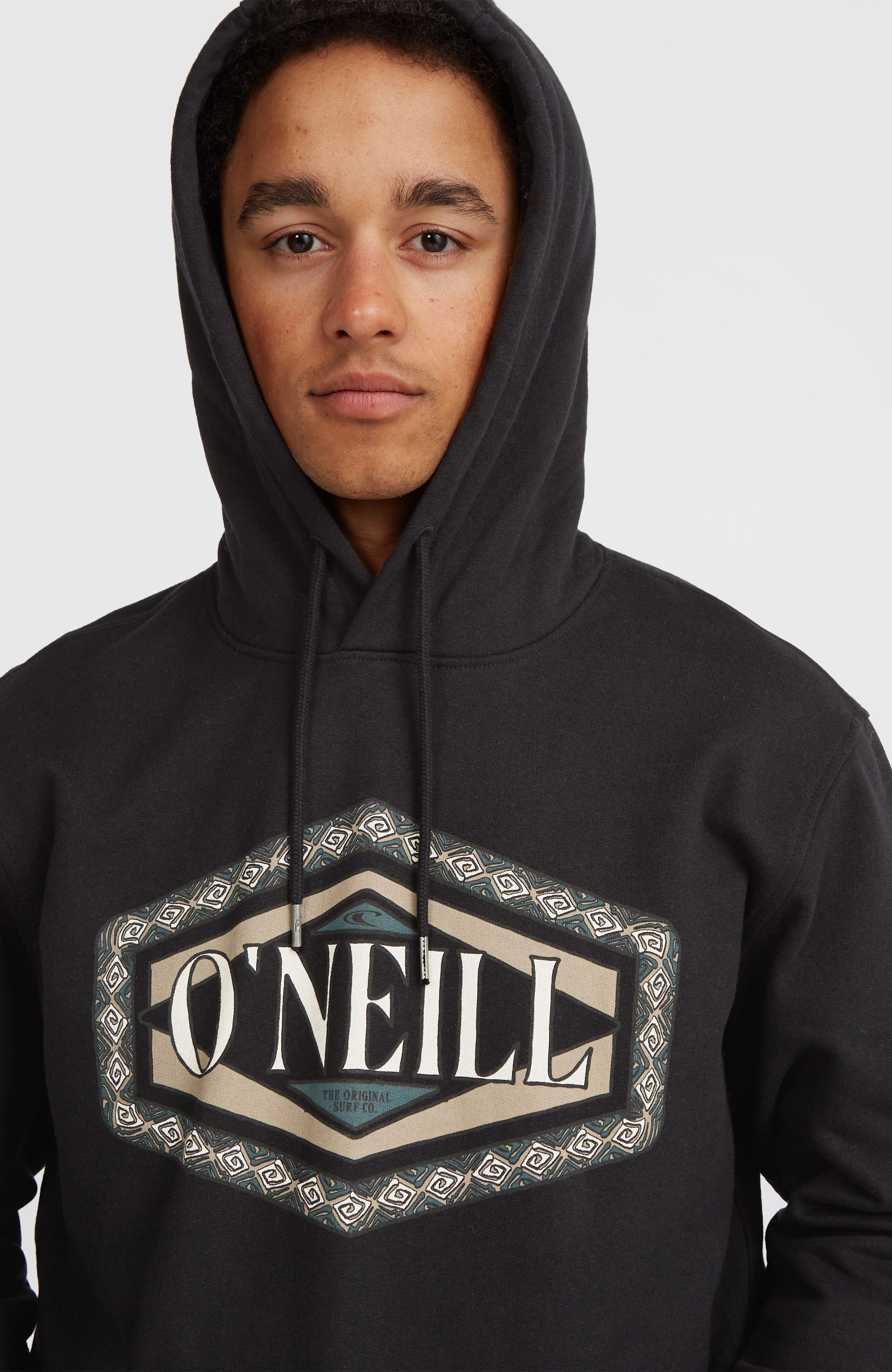 O'Neill Front Print Hoodie Men - Black Out