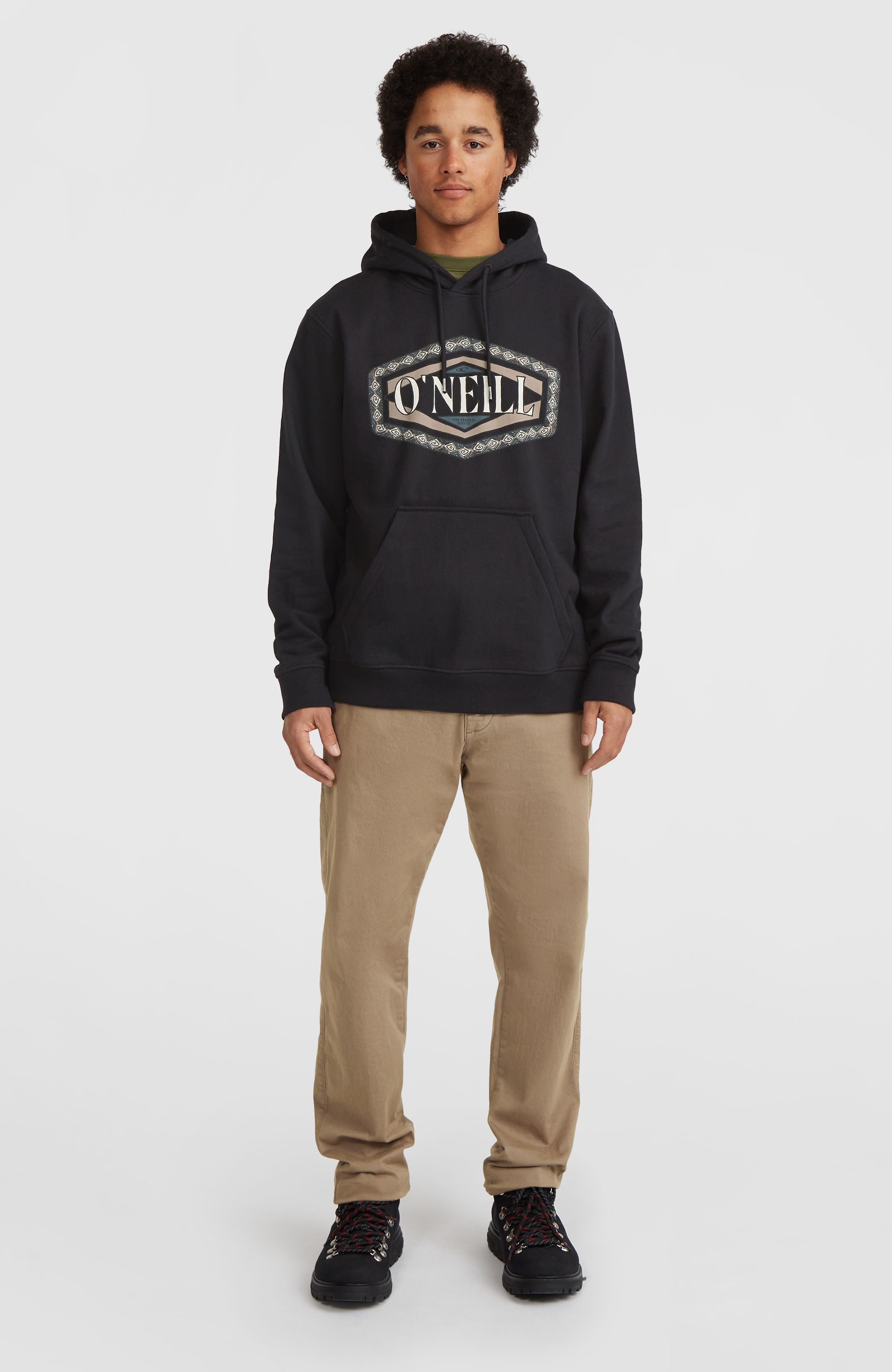 O'Neill Front Print Hoodie Men - Black Out