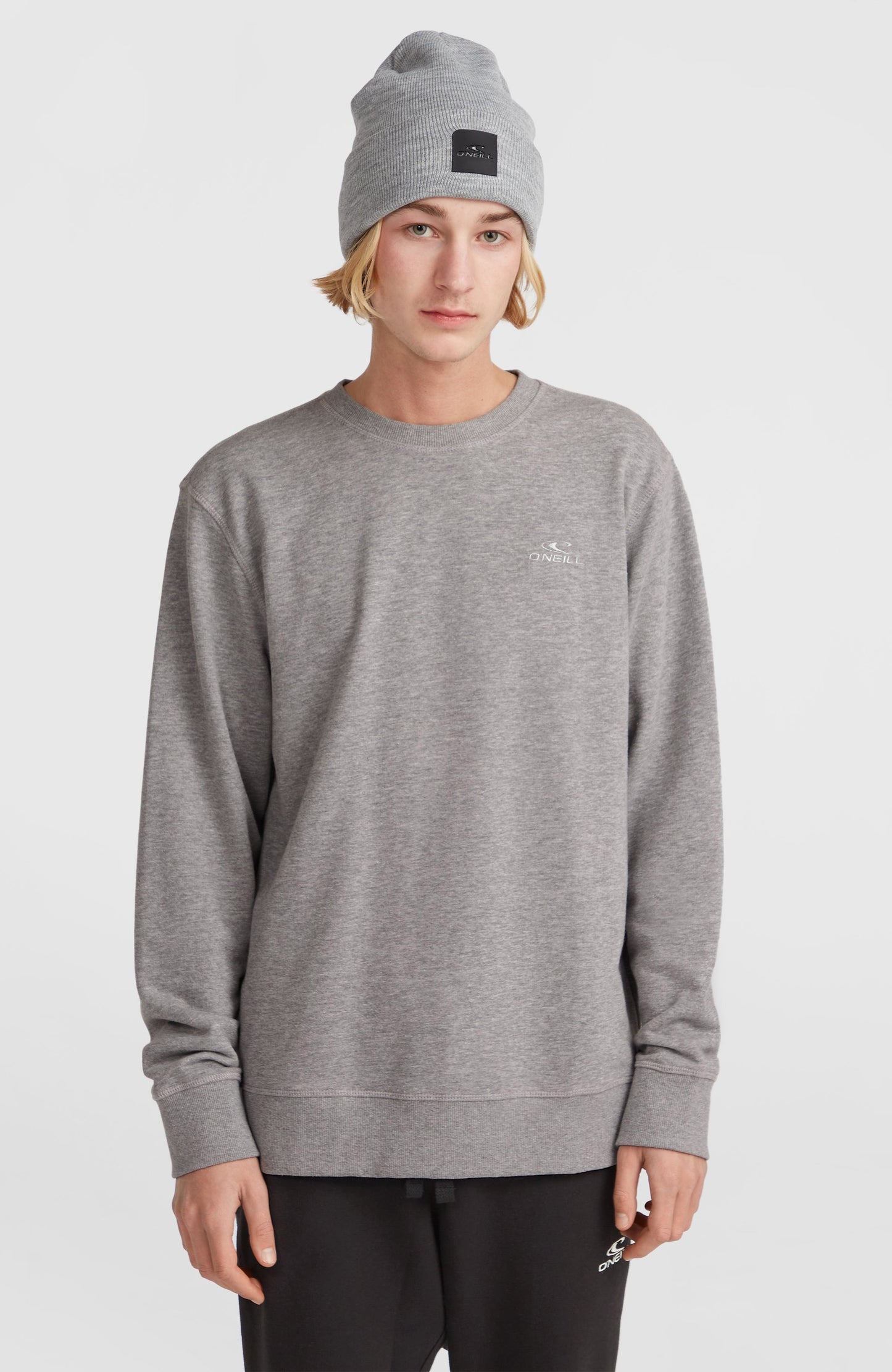 O'Neill Small Logo Crew Sweatshirt Men - Silver Melee