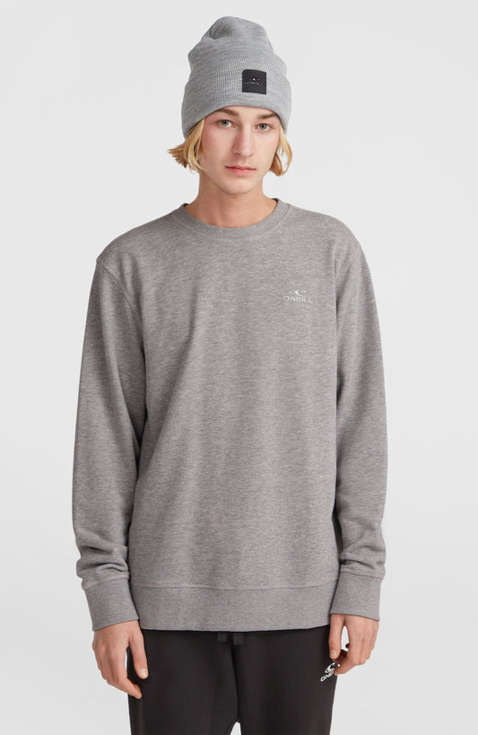 O'Neill Small Logo Crew Sweatshirt Men - Silver Melee