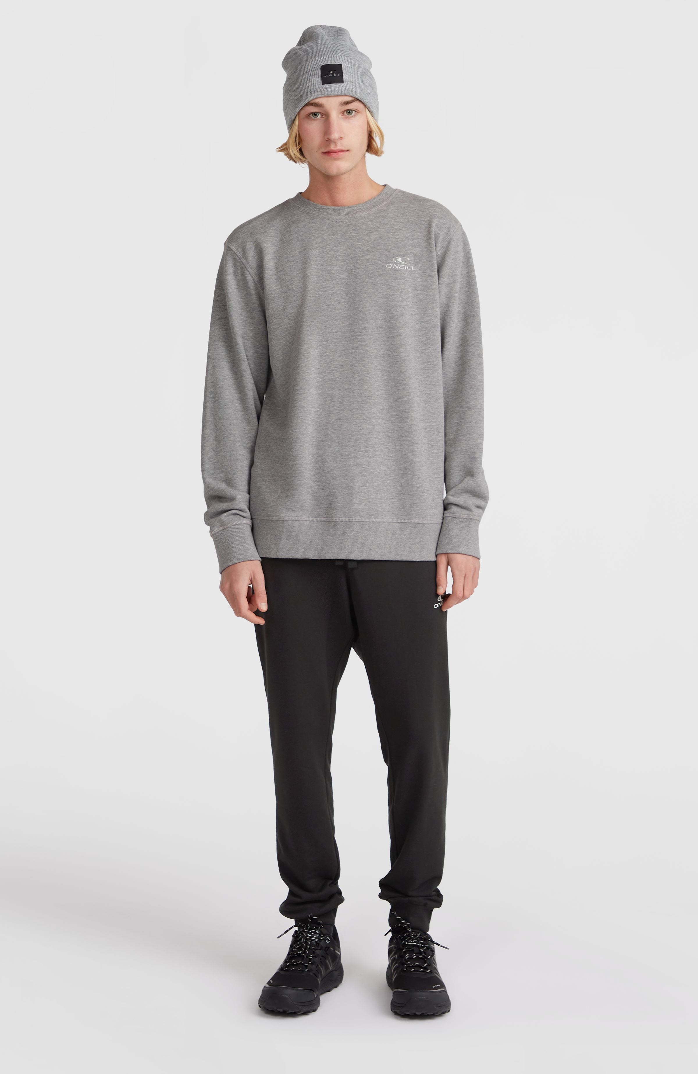 O'Neill Small Logo Crew Sweatshirt Men - Silver Melee
