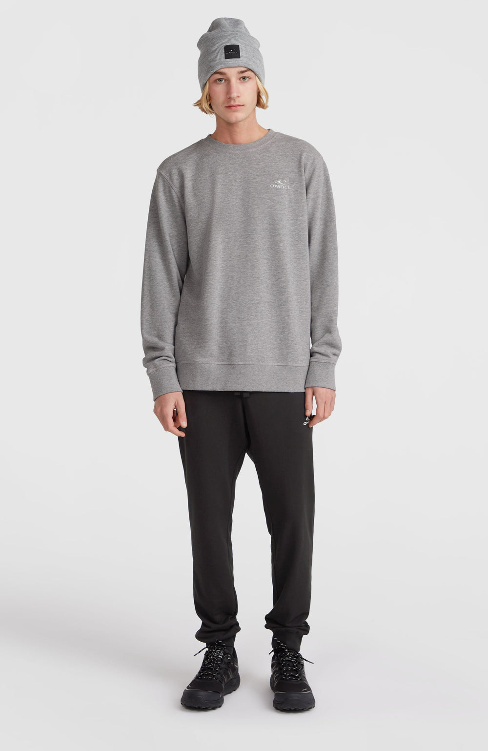 O'Neill Small Logo Crew Sweatshirt Men - Silver Melee