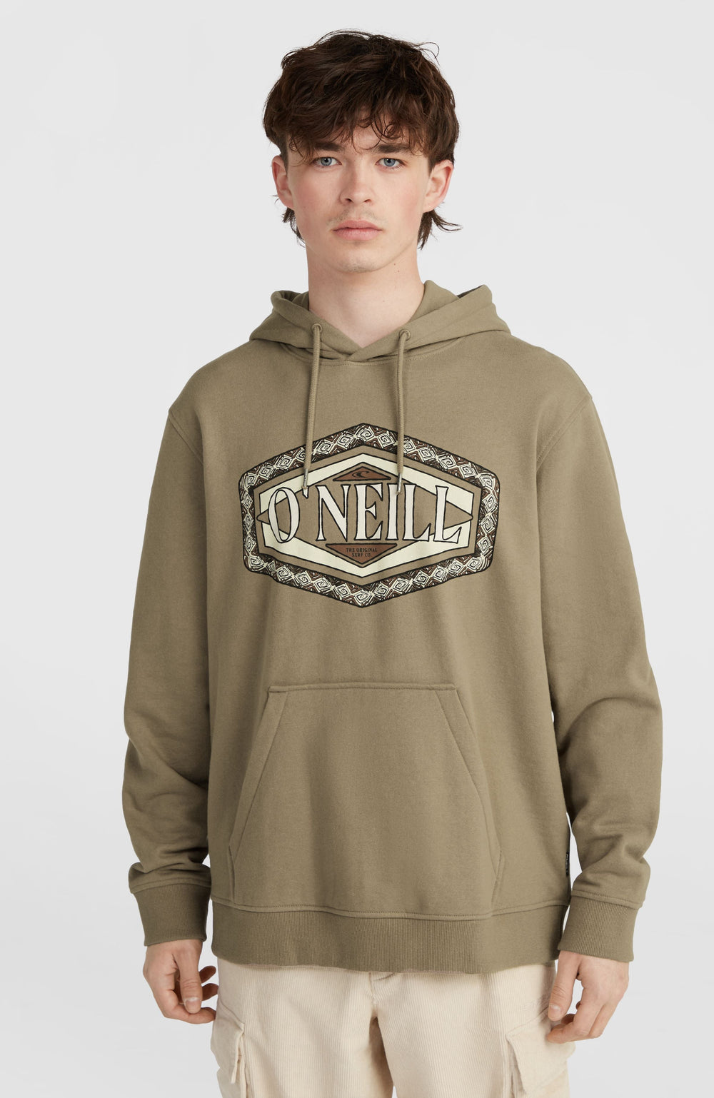 O'Neill Front Print Hoodie Men - Concrete