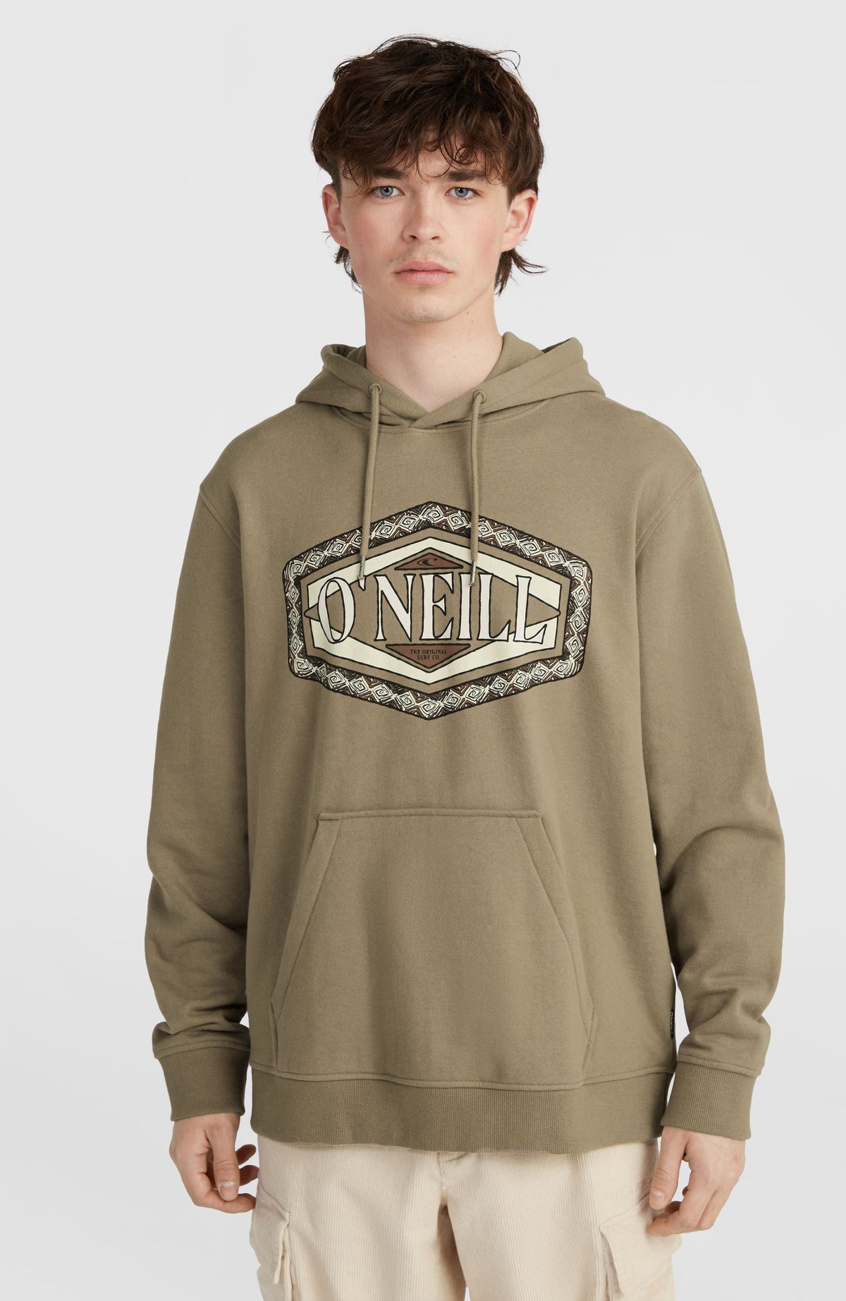 O'Neill Front Print Hoodie Men - Concrete