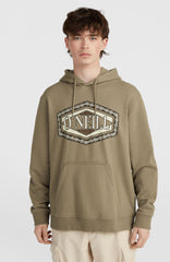 O'Neill Front Print Hoodie Men - Concrete