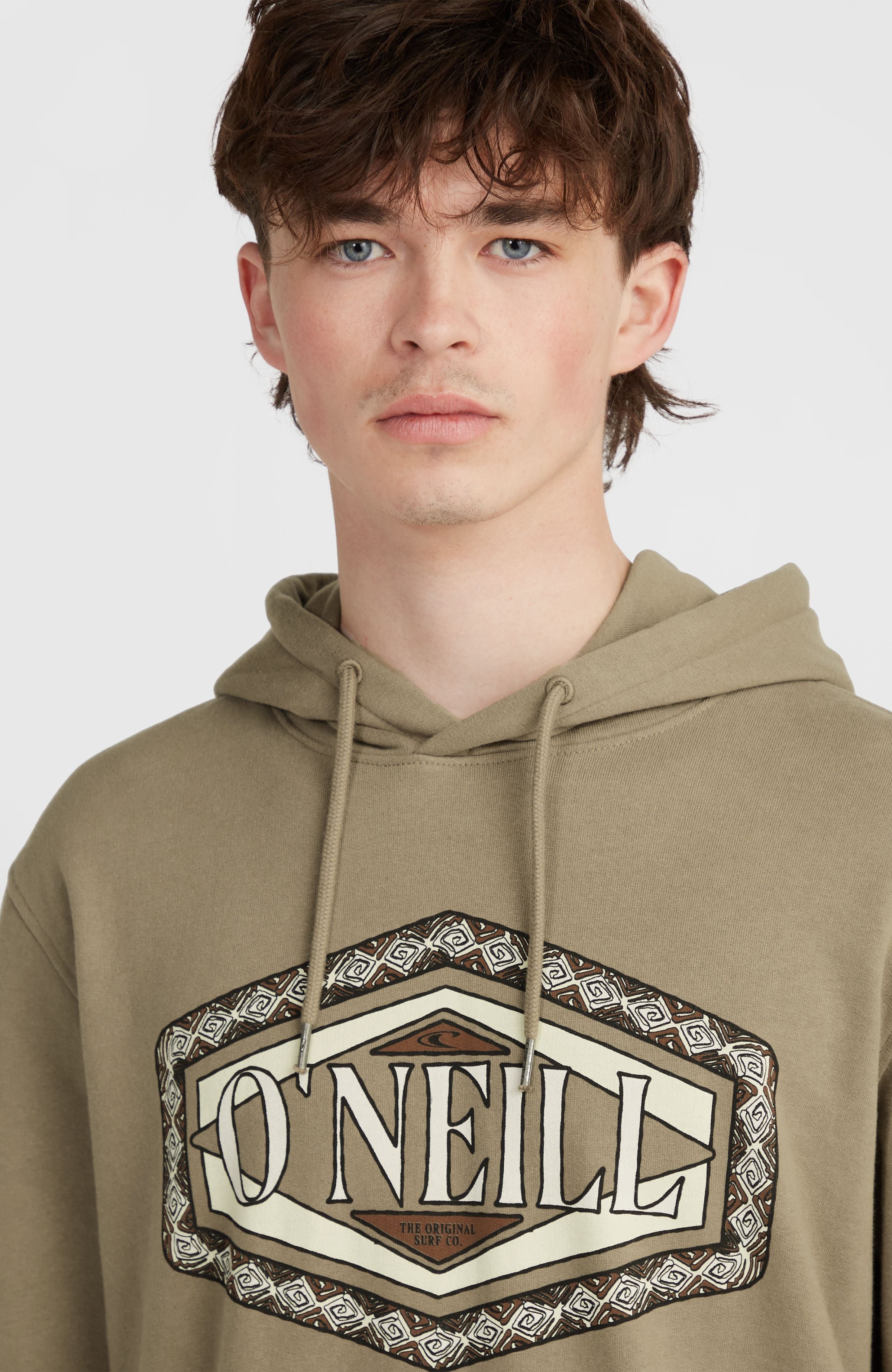 O'Neill Front Print Hoodie Men - Concrete