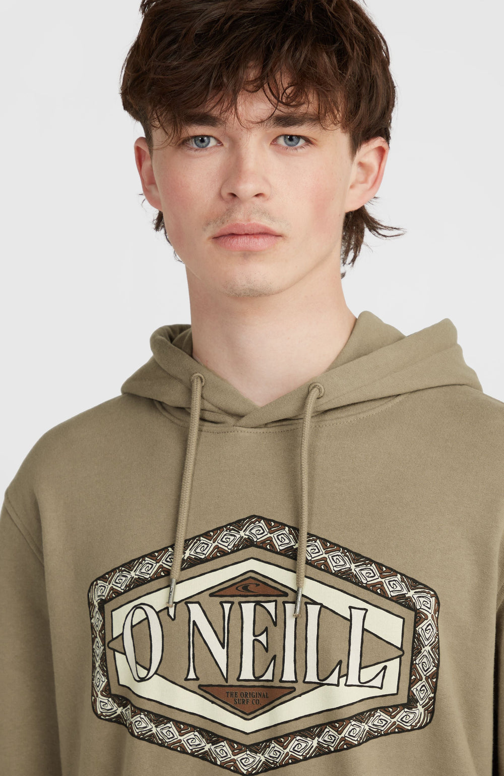 O'Neill Front Print Hoodie Men - Concrete