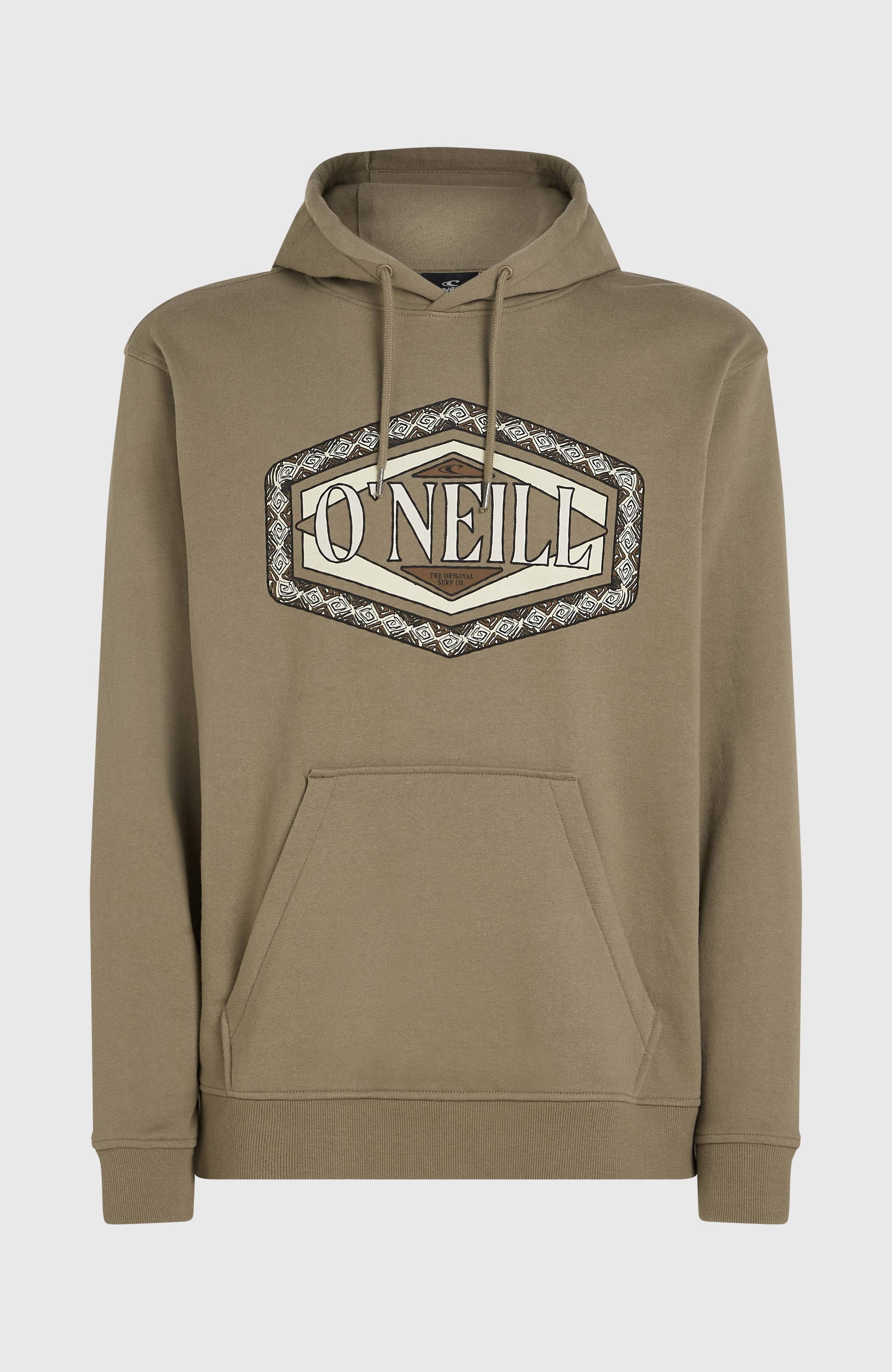 O'Neill Front Print Hoodie Men - Concrete