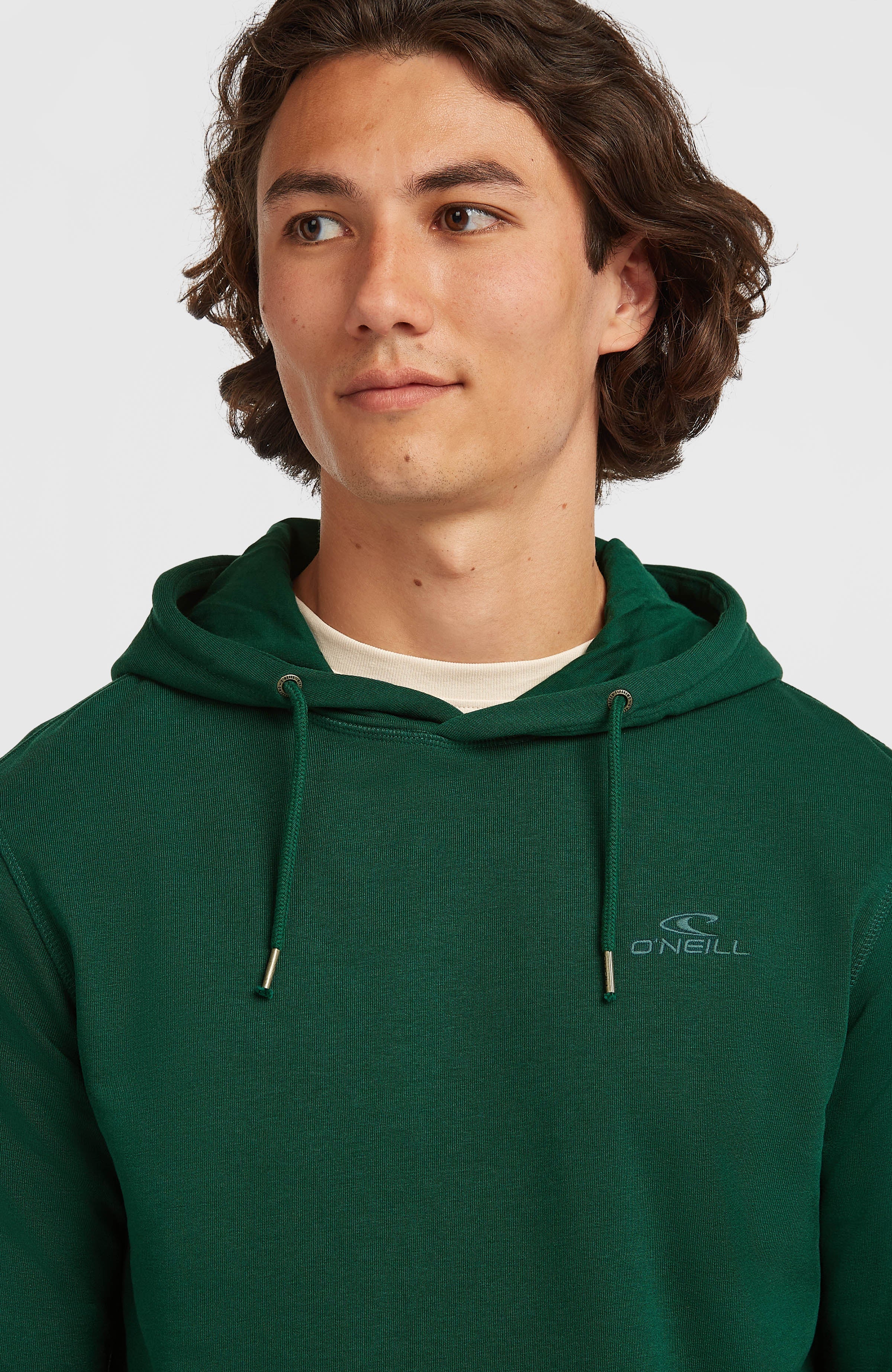 Small Logo Hoodie Men - Emerald Envy