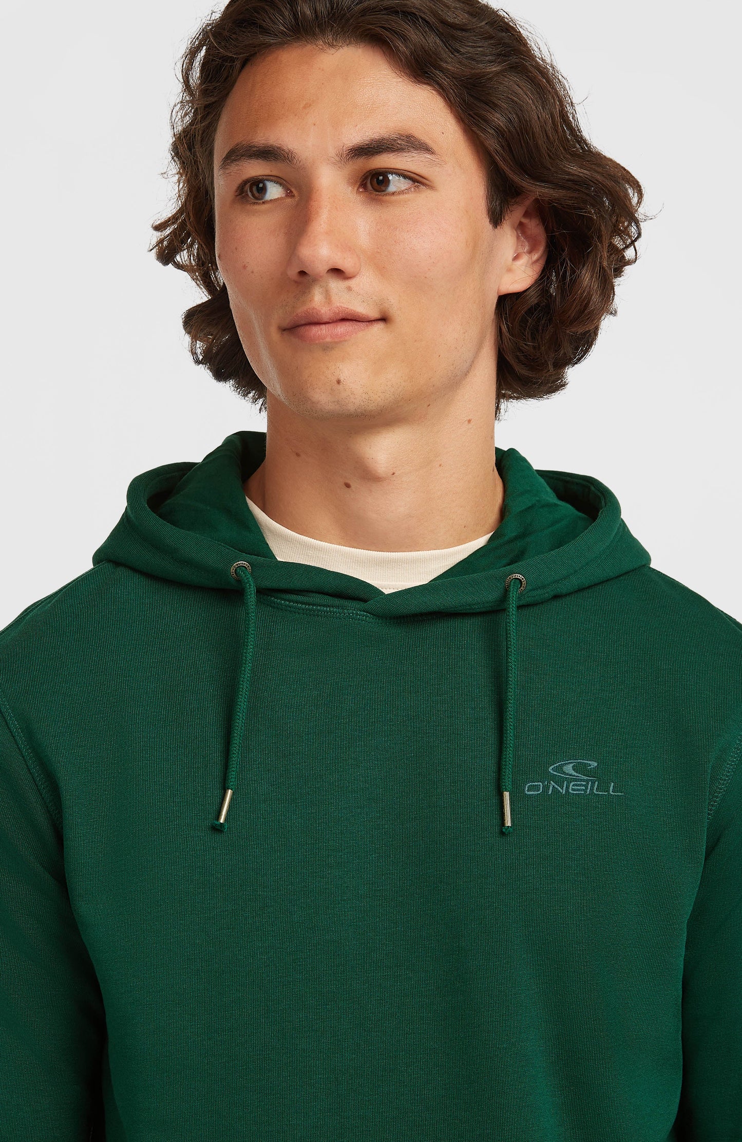 Small Logo Hoodie Men - Emerald Envy