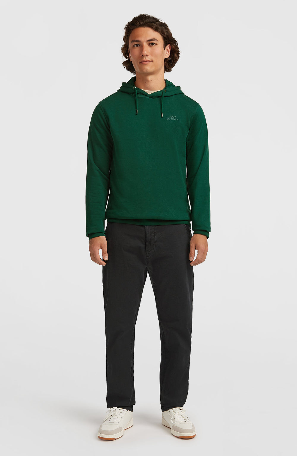 Small Logo Hoodie Men - Emerald Envy