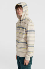 Bavaro Full-Zip Hoodie Men - Grey Vintage Stripe