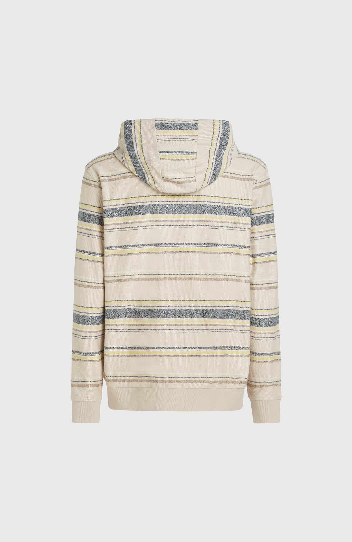 Bavaro Full-Zip Hoodie Men - Grey Vintage Stripe