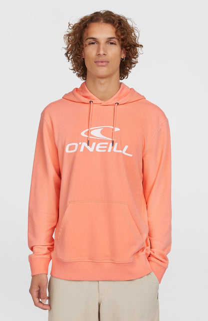 Logo Hoodie Men - Coral Pop