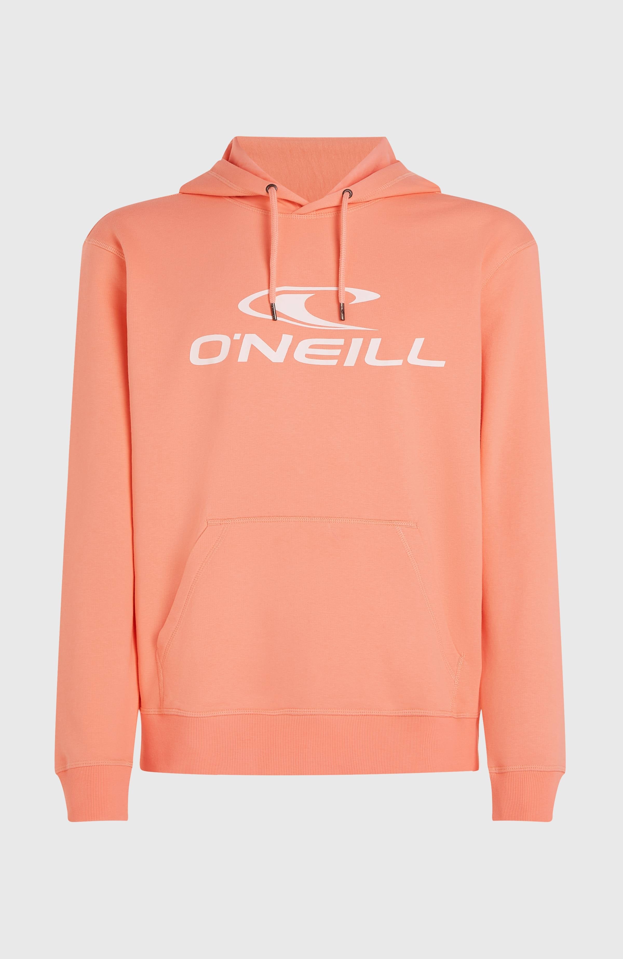 Logo Hoodie Men - Coral Pop