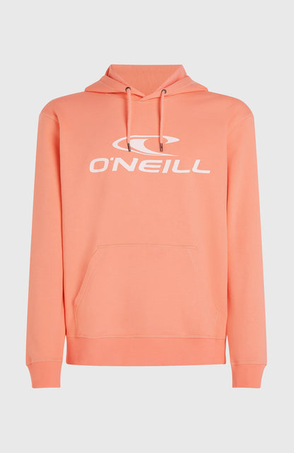 Logo Hoodie Men - Coral Pop