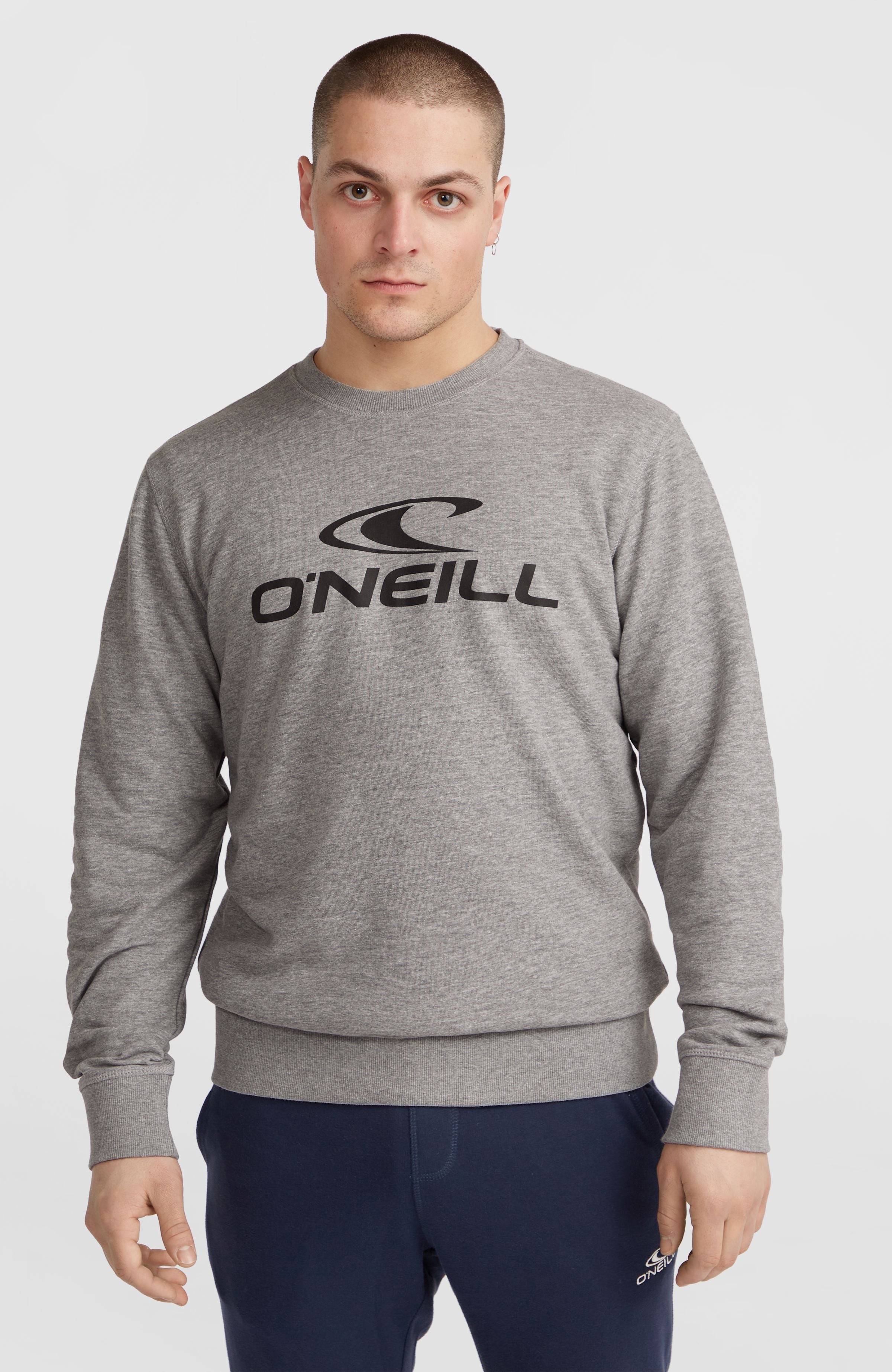 O'Neill Logo Crew Sweatshirt Men - Silver Melee