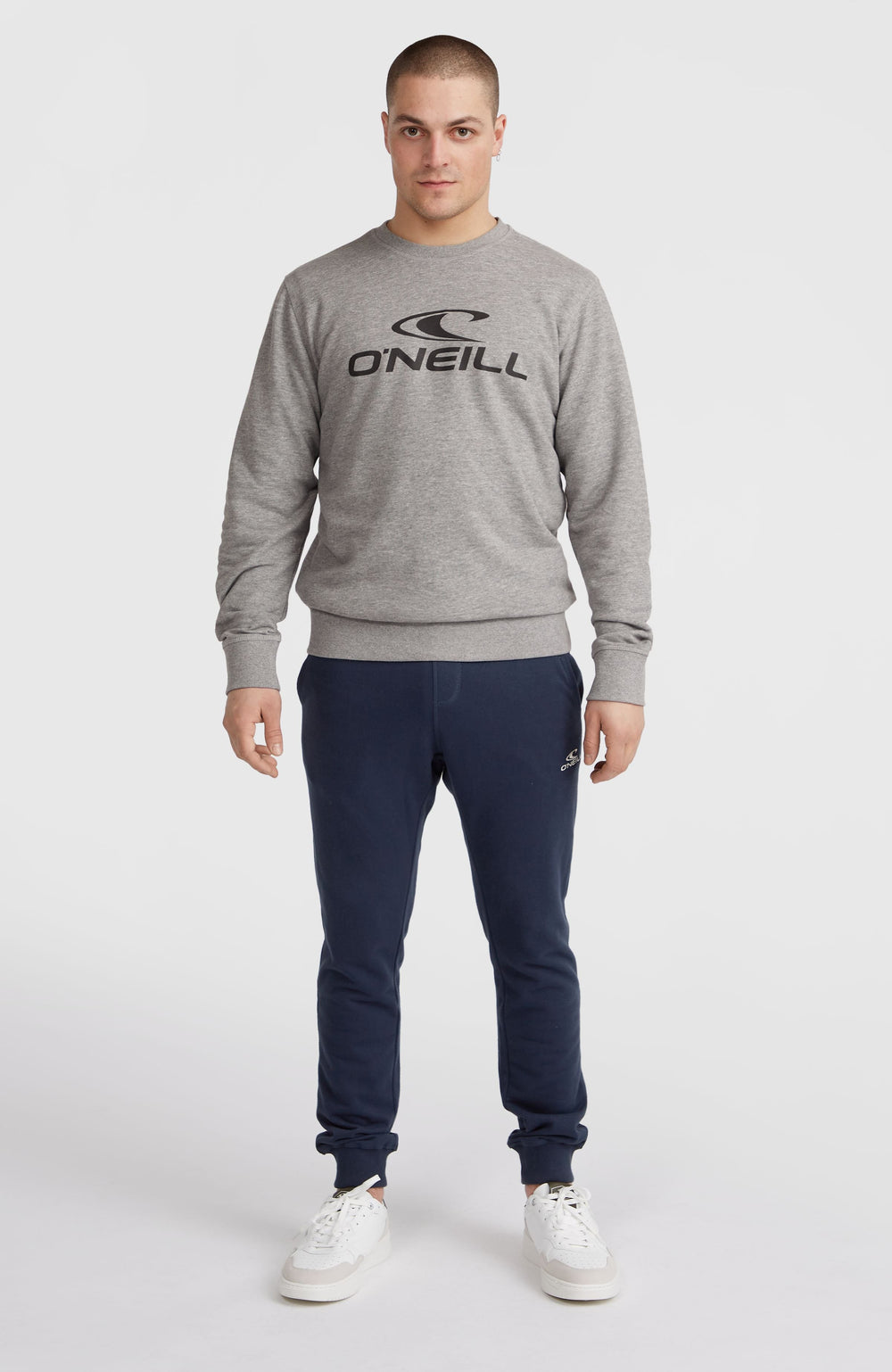 O'Neill Logo Crew Sweatshirt Men - Silver Melee