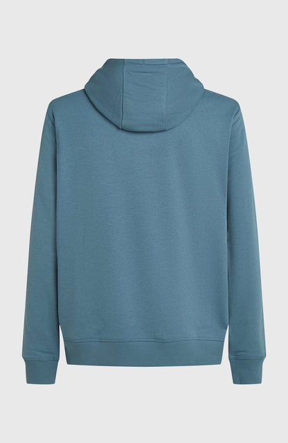 Small Logo Hoodie Men - Mozart Blue