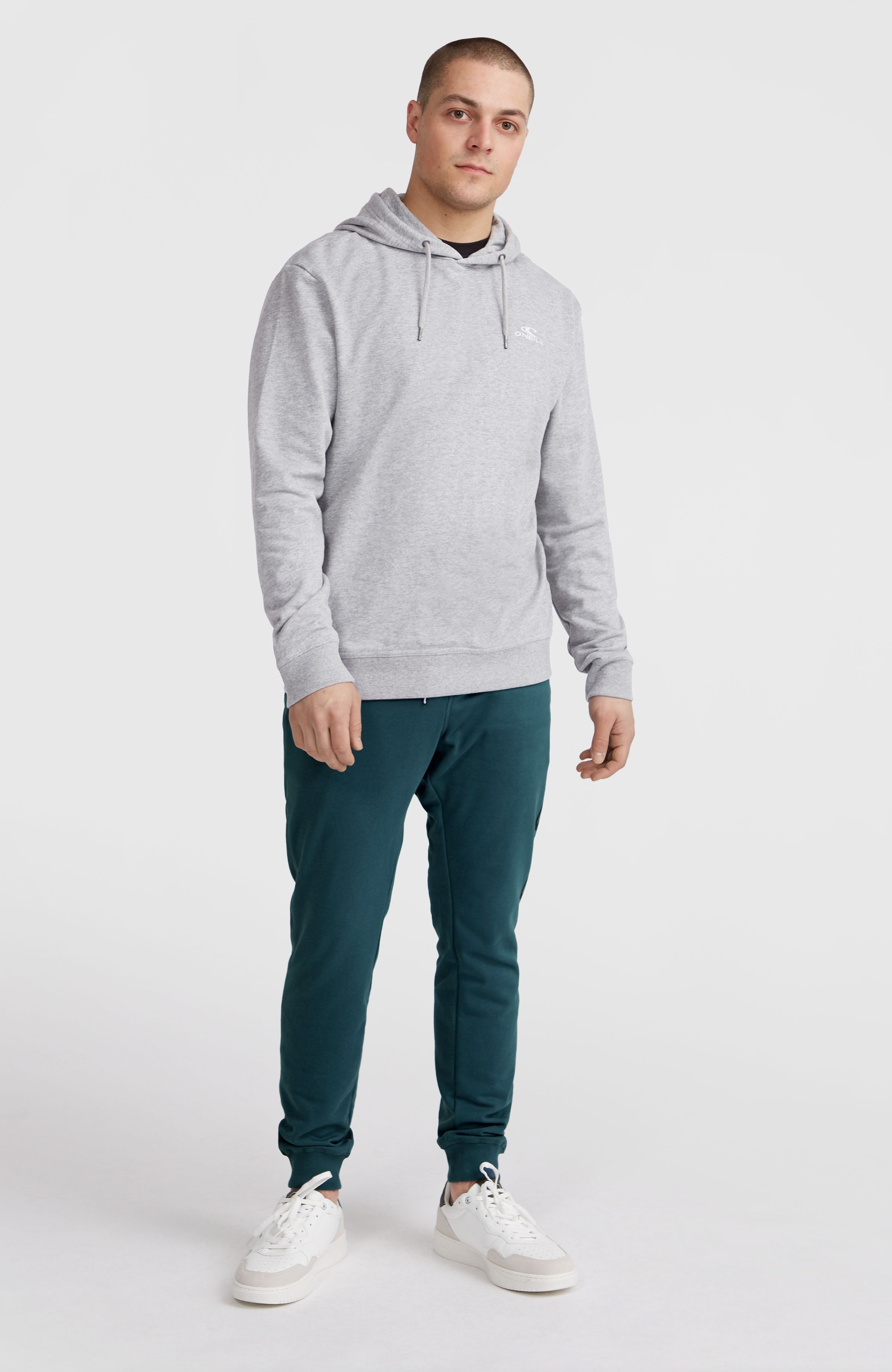 O'Neill Small Logo Hoodie Men - Silver Melee