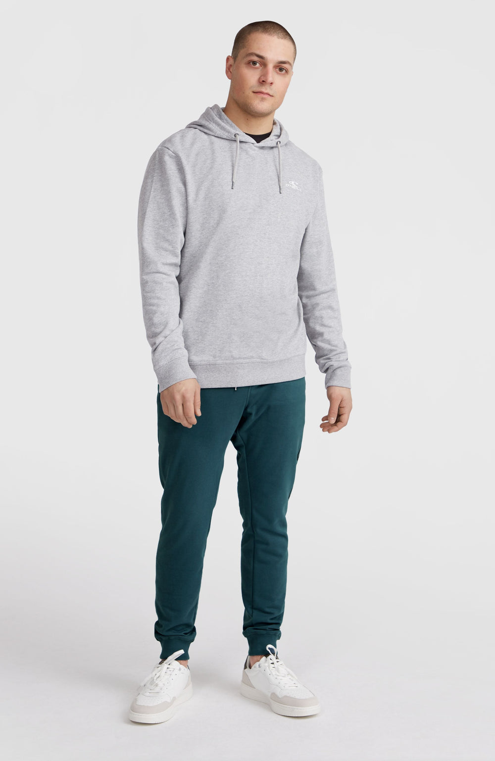 O'Neill Small Logo Hoodie Men - Silver Melee
