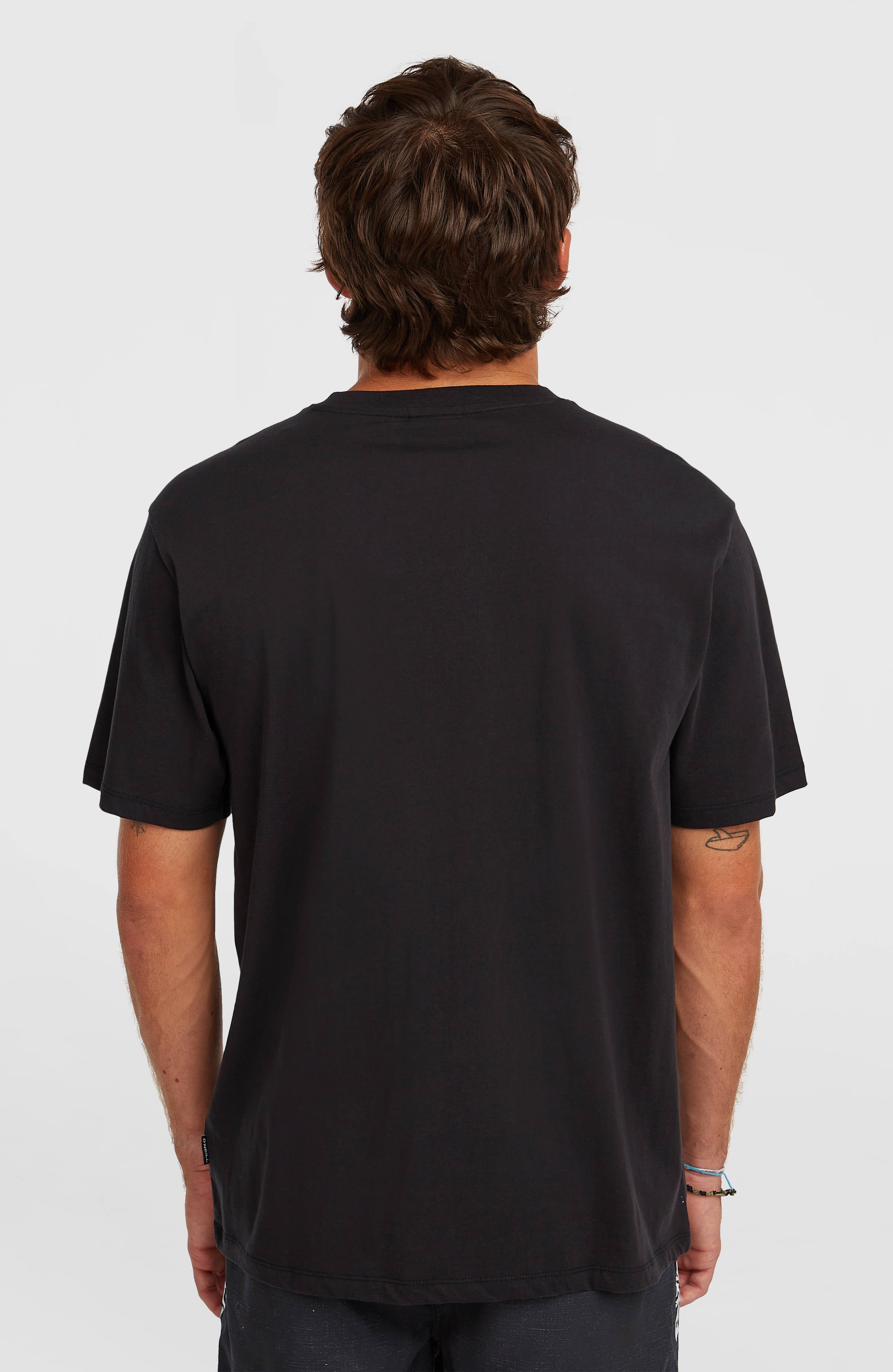 Photo Front Print T-Shirt Men - Black Out