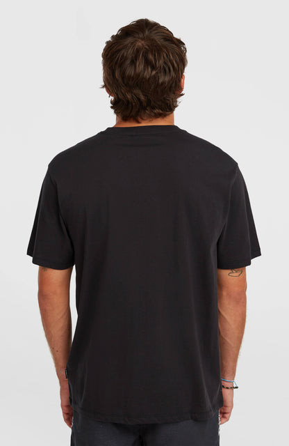 Photo Front Print T-Shirt Men - Black Out