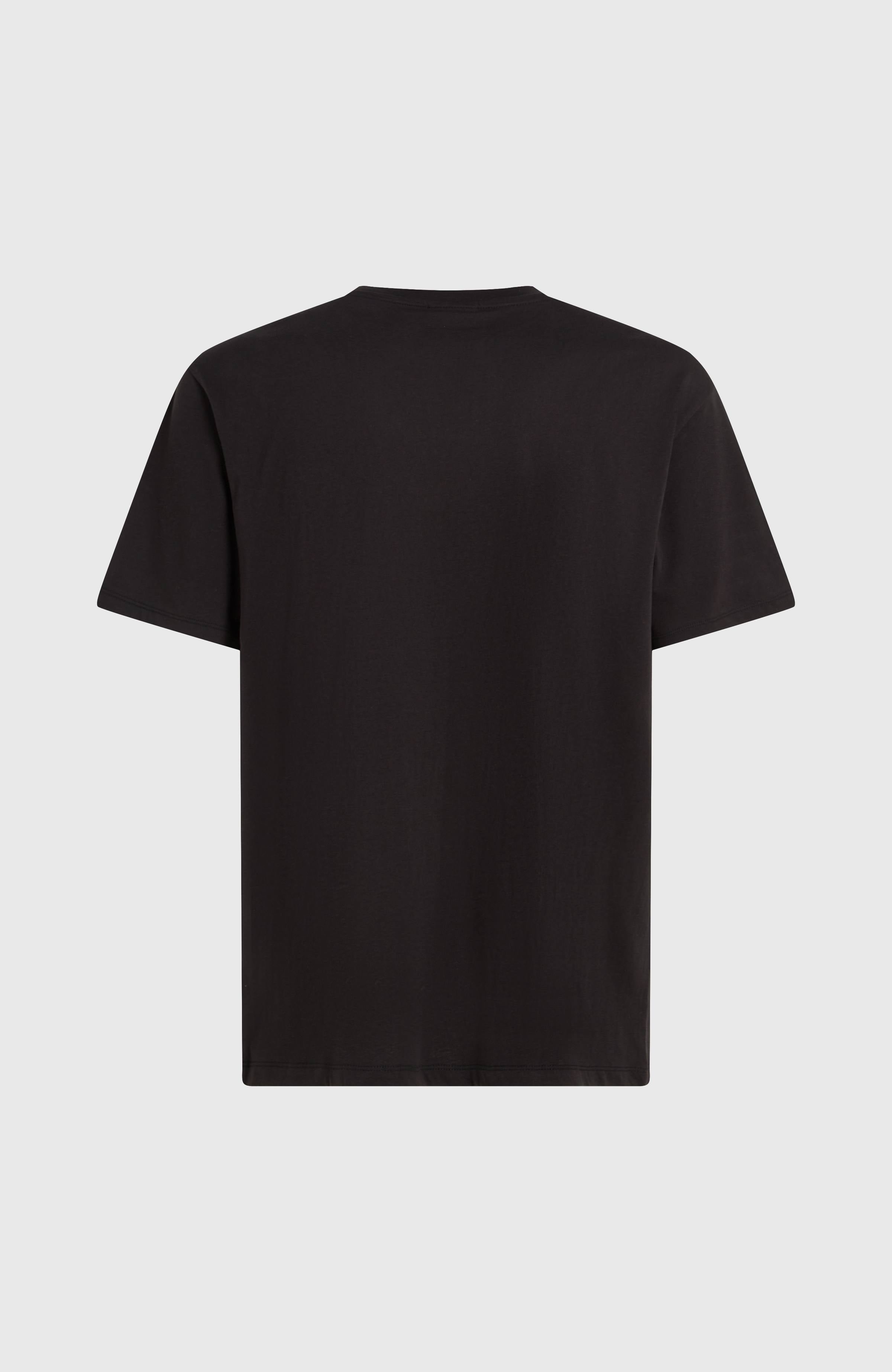 Photo Front Print T-Shirt Men - Black Out