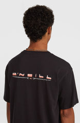 O’Neill Retro Back Print T-Shirt Men - Black Out