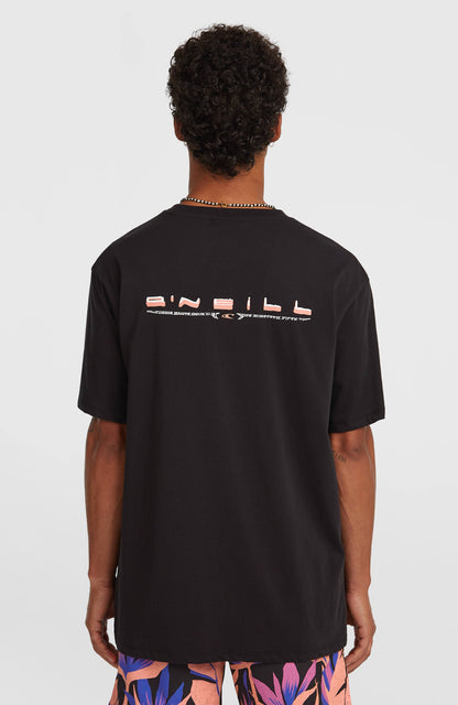 O’Neill Retro Back Print T-Shirt Men - Black Out