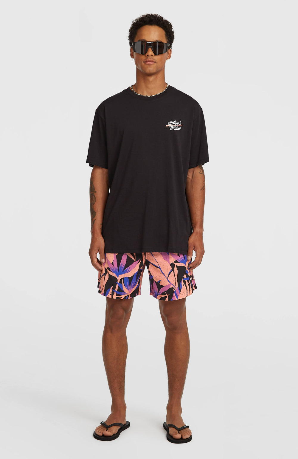 O’Neill Retro Back Print T-Shirt Men - Black Out