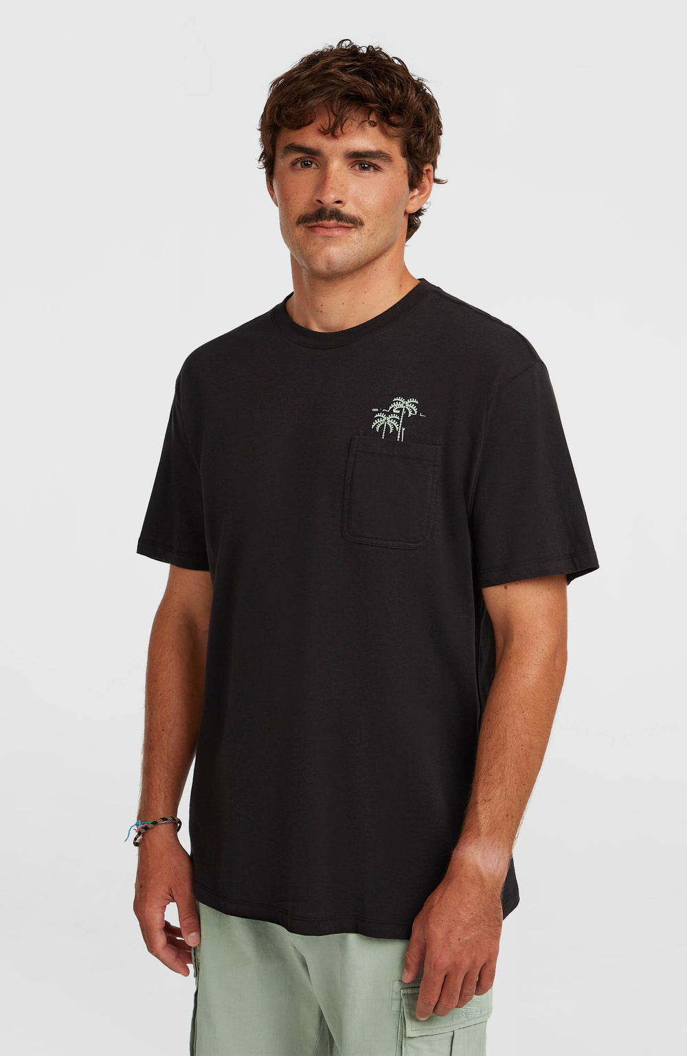Chest Pocket T-Shirt Men - Black Out
