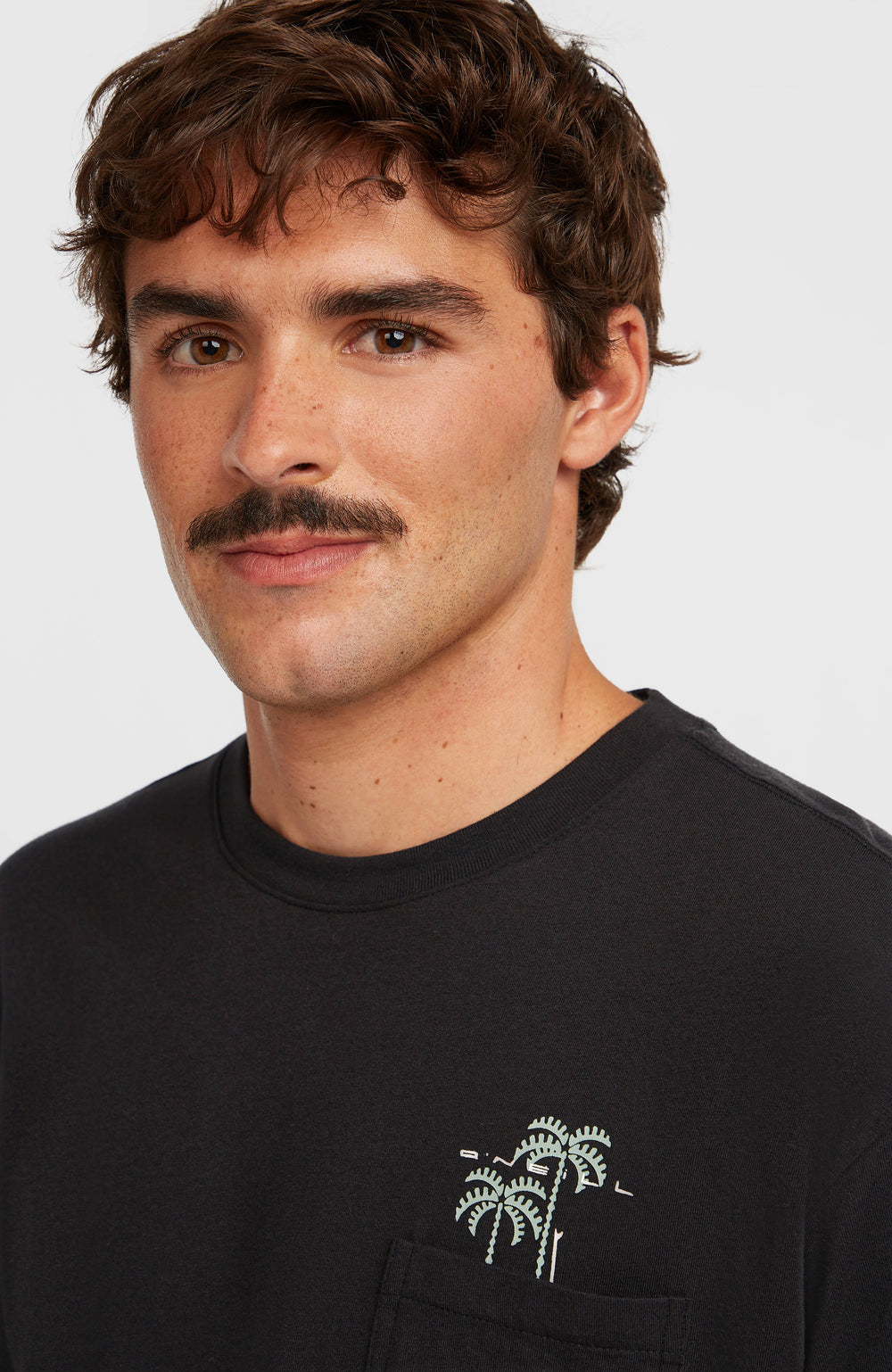 Chest Pocket T-Shirt Men - Black Out