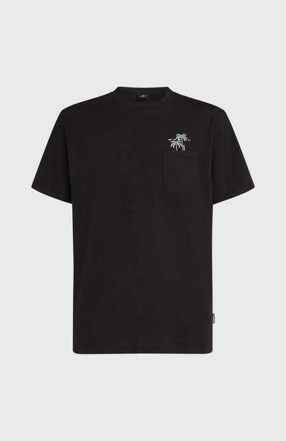 Chest Pocket T-Shirt Men - Black Out