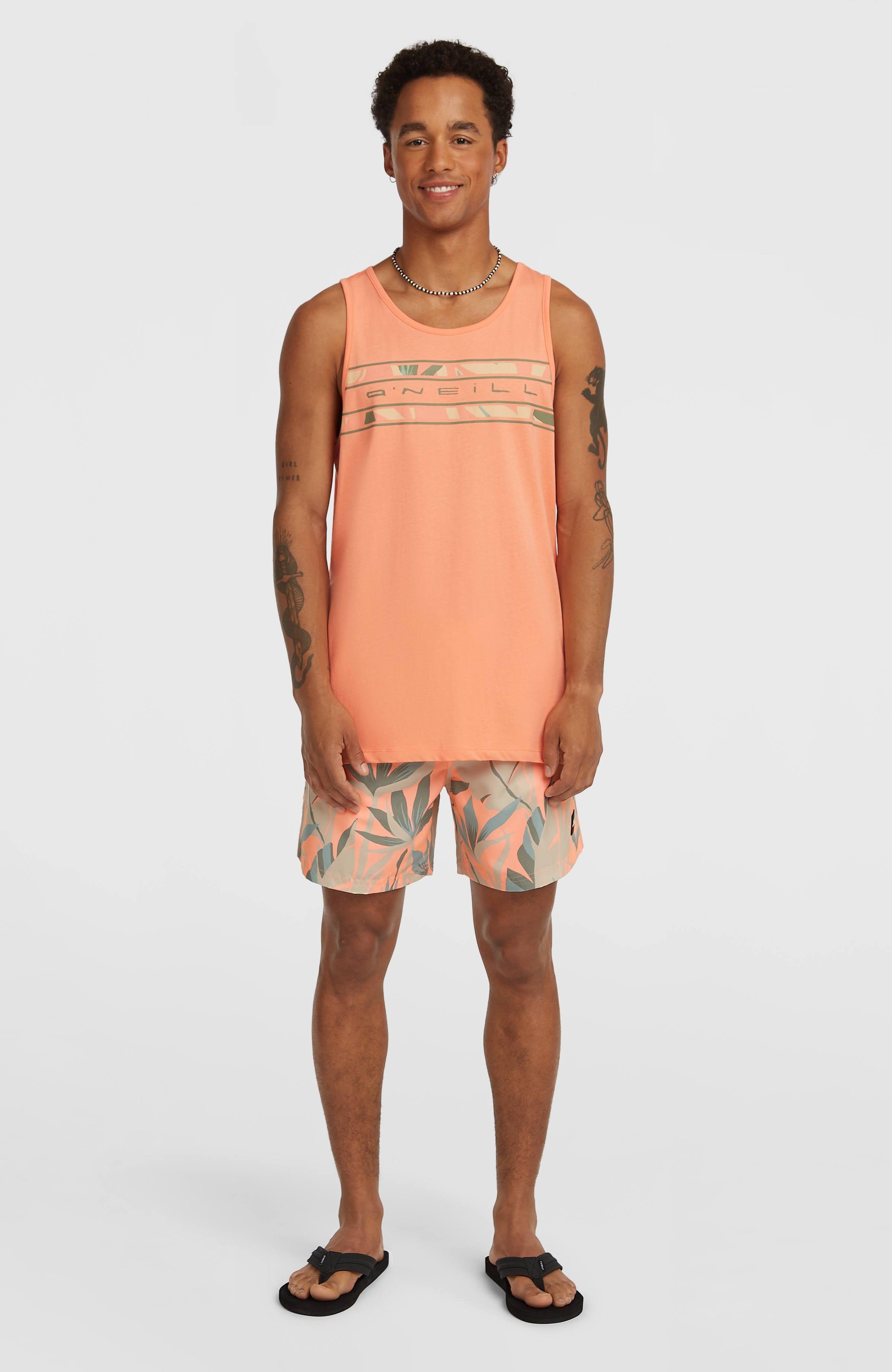 O’Neill Graphic Tank Top Men - Funky Peach
