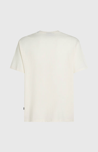 O’Neill Logo Stripe T-Shirt Men - Snow White