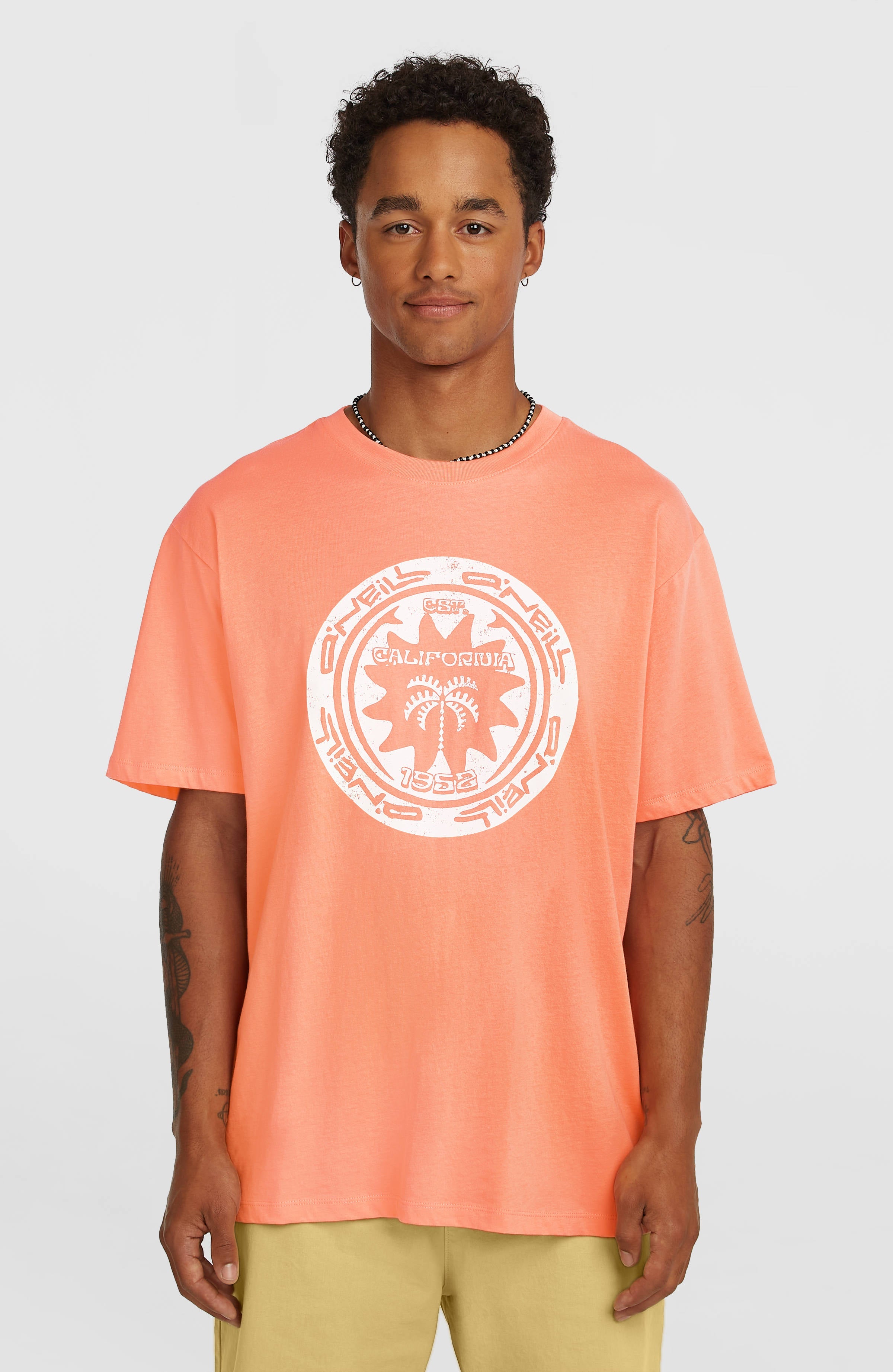O'Neill Must-Have Graphic T-Shirt Men - Funky Peach