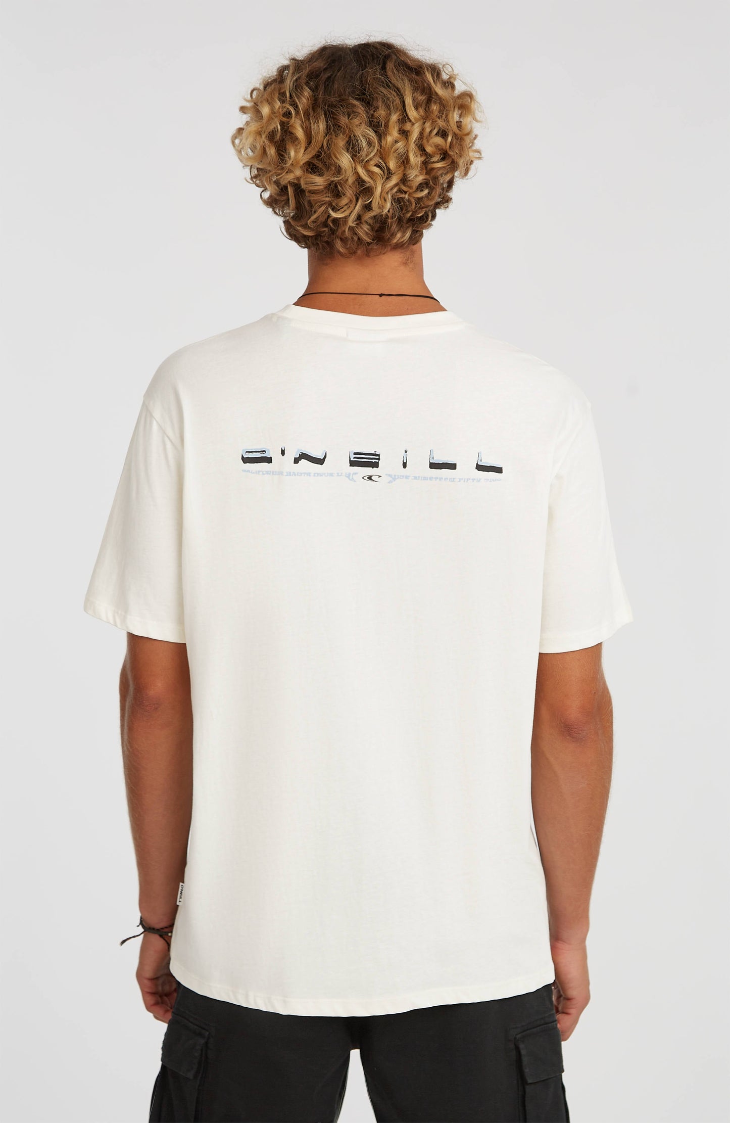 O’Neill Retro Back Print T-Shirt Men - Snow White