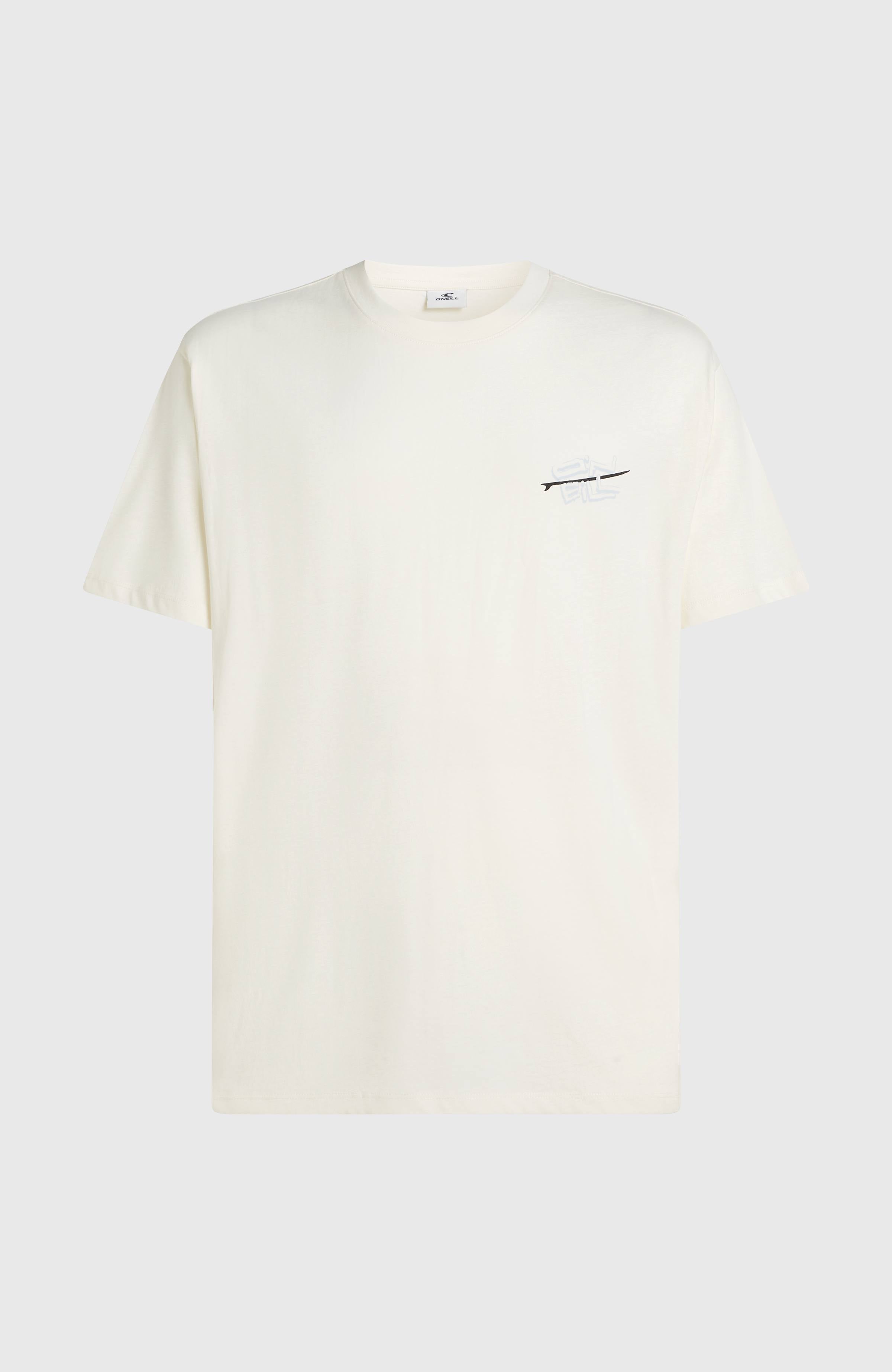 O’Neill Retro Back Print T-Shirt Men - Snow White