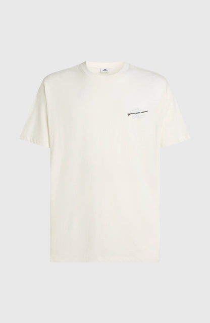 O’Neill Retro Back Print T-Shirt Men - Snow White