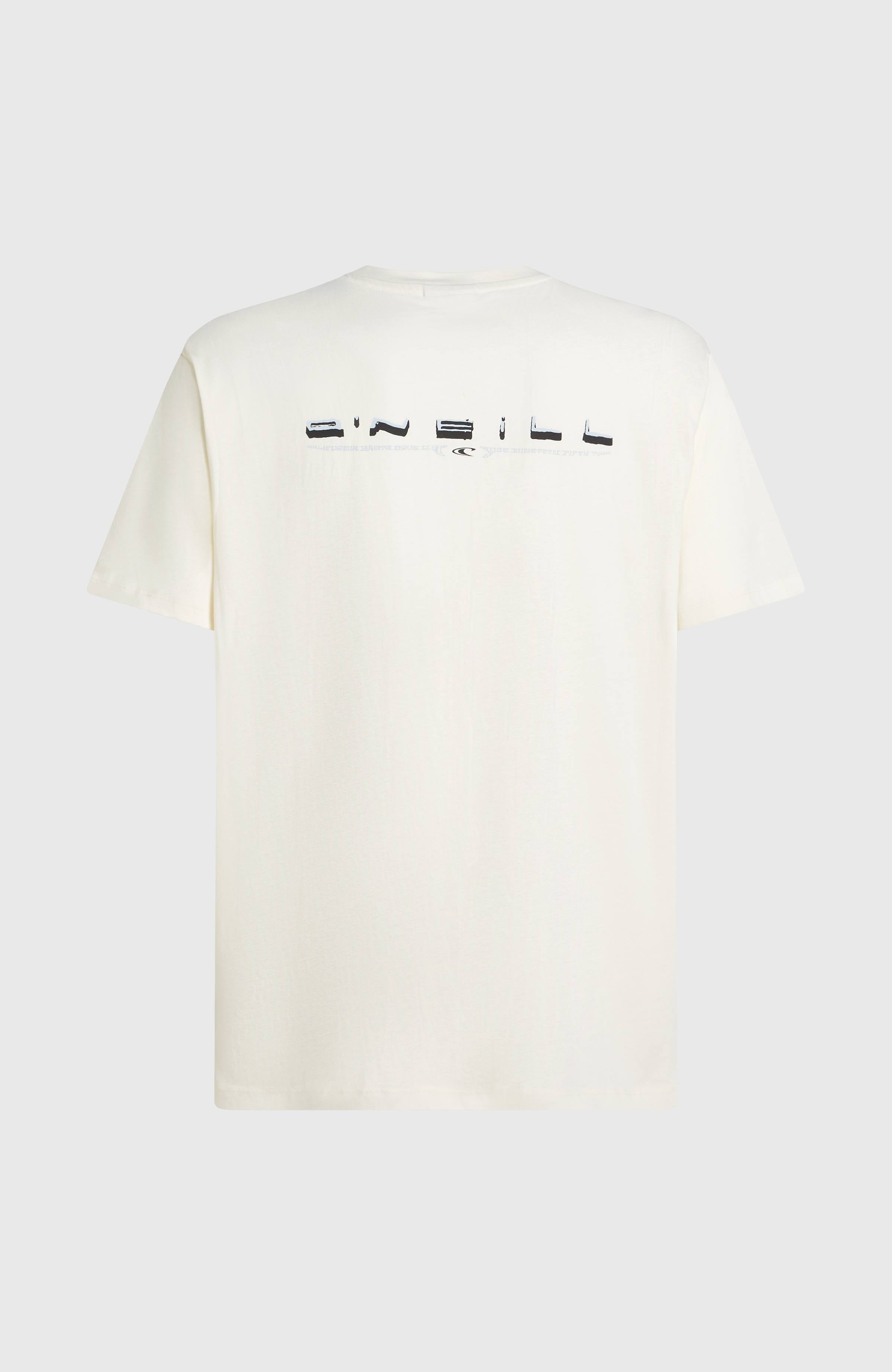 O’Neill Retro Back Print T-Shirt Men - Snow White
