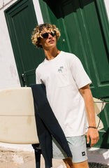 Chest Pocket T-Shirt Men - Snow White