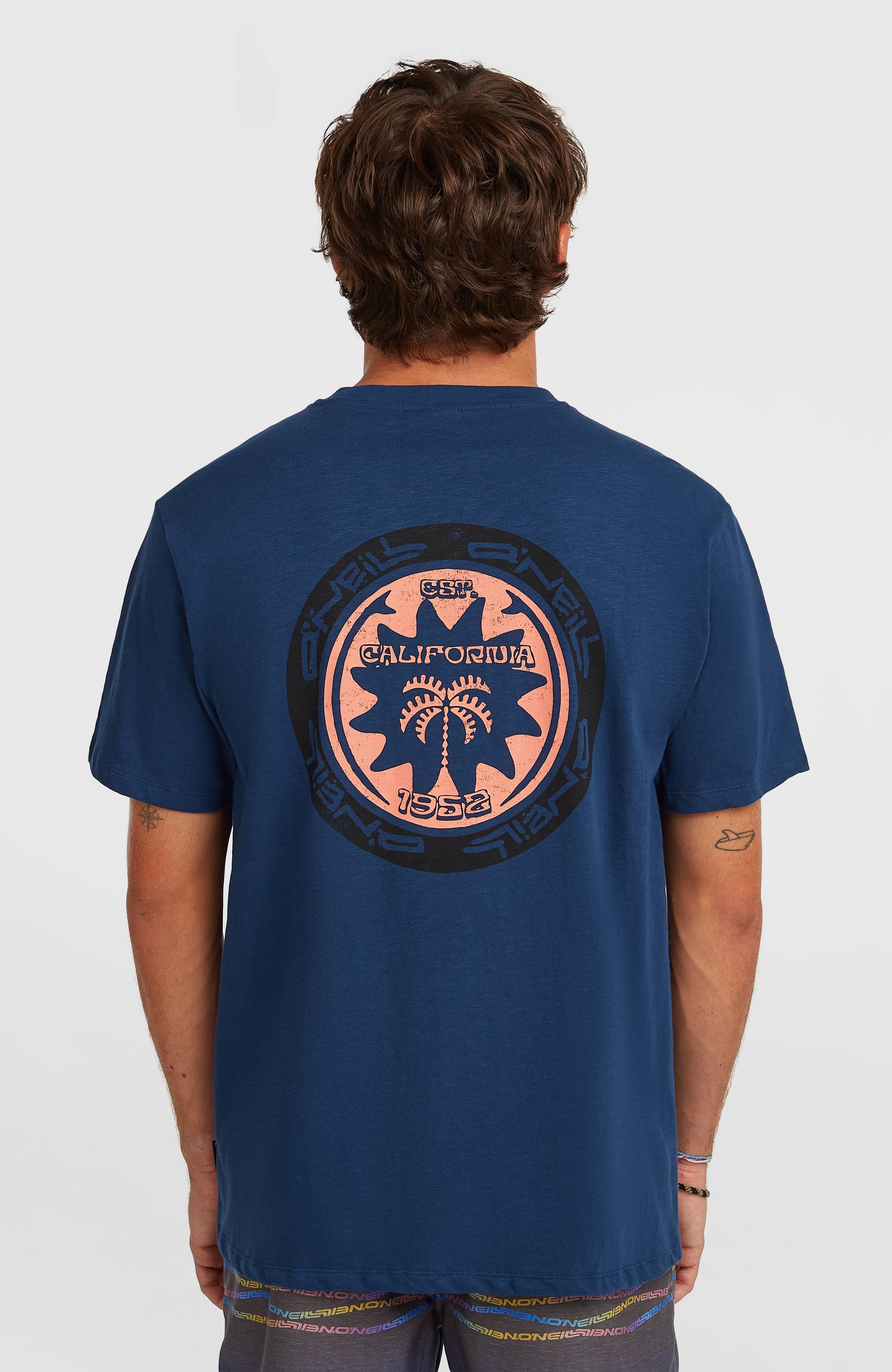O’Neill Slub Back Print T-Shirt Men - English Evening