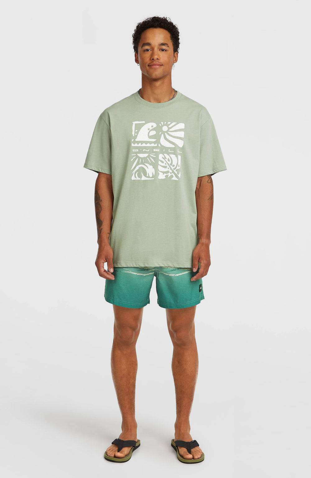 O’Neill Melange Front Print T-Shirt Men - Marble Arch
