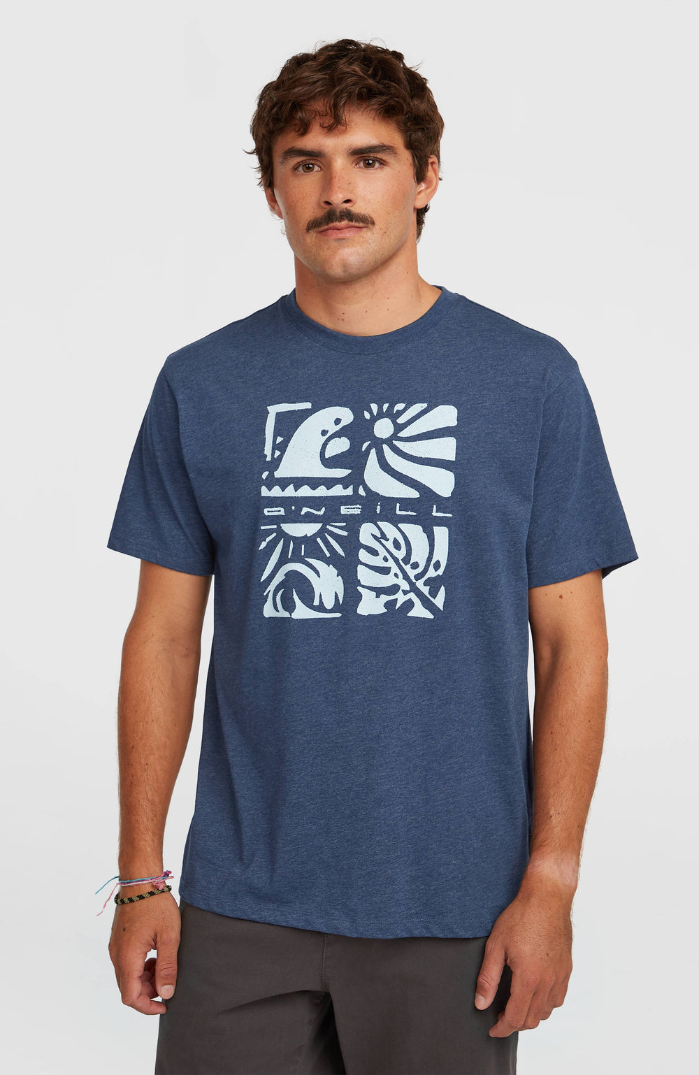 O’Neill Melange Front Print T-Shirt Men - English Evening