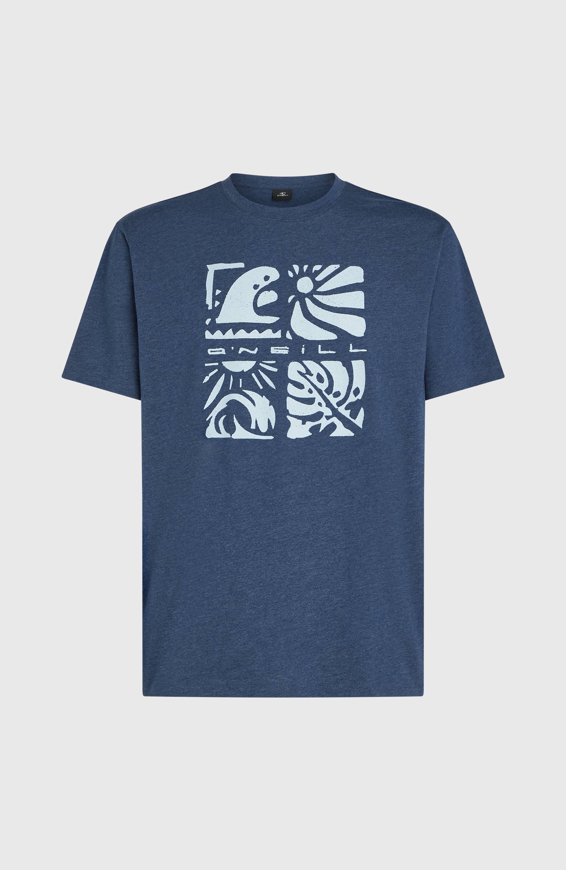 O’Neill Melange Front Print T-Shirt Men - English Evening